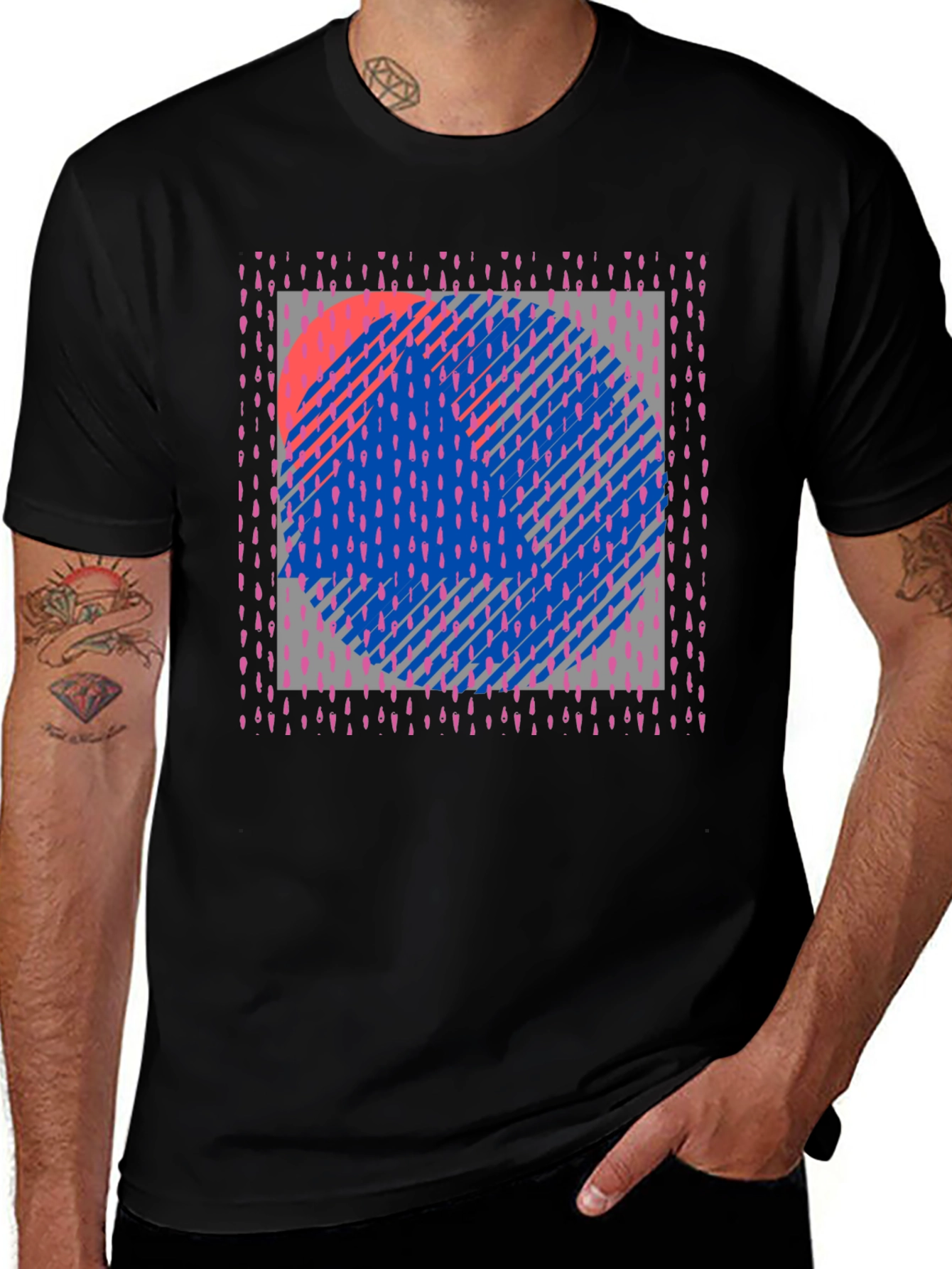 Variant 22 of Geometric Circle Graphic Tee