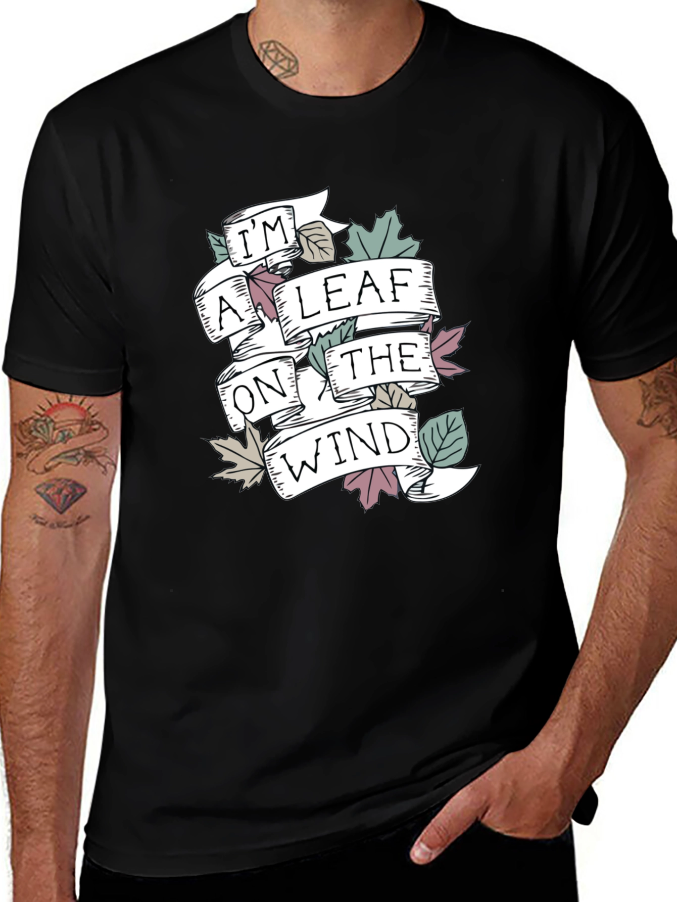Variant 30 of I'm a Leaf on the Wind Graphic T-Shirt