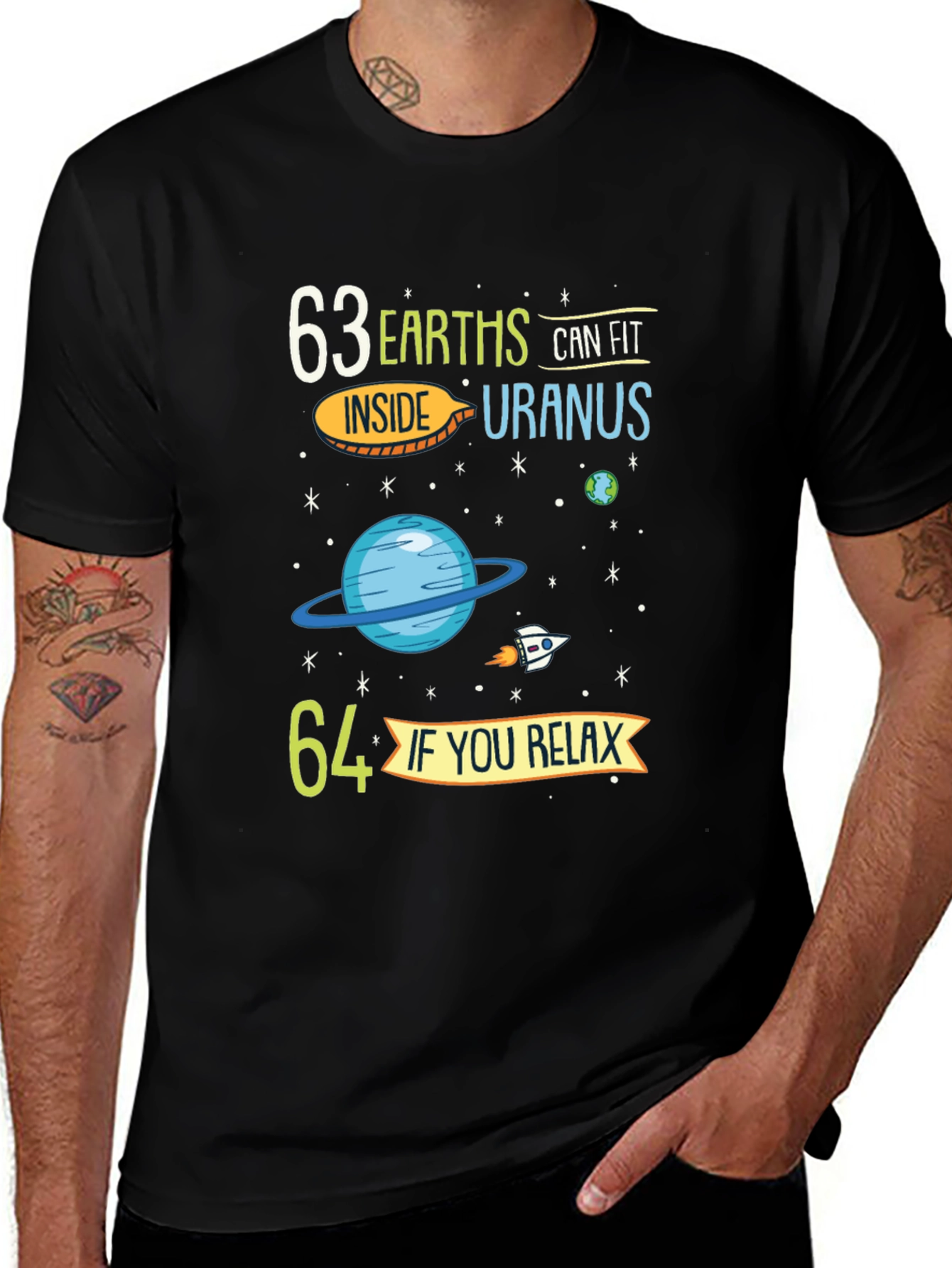 Variant 19 of 63 Earths Uranus Graphic T-Shirt