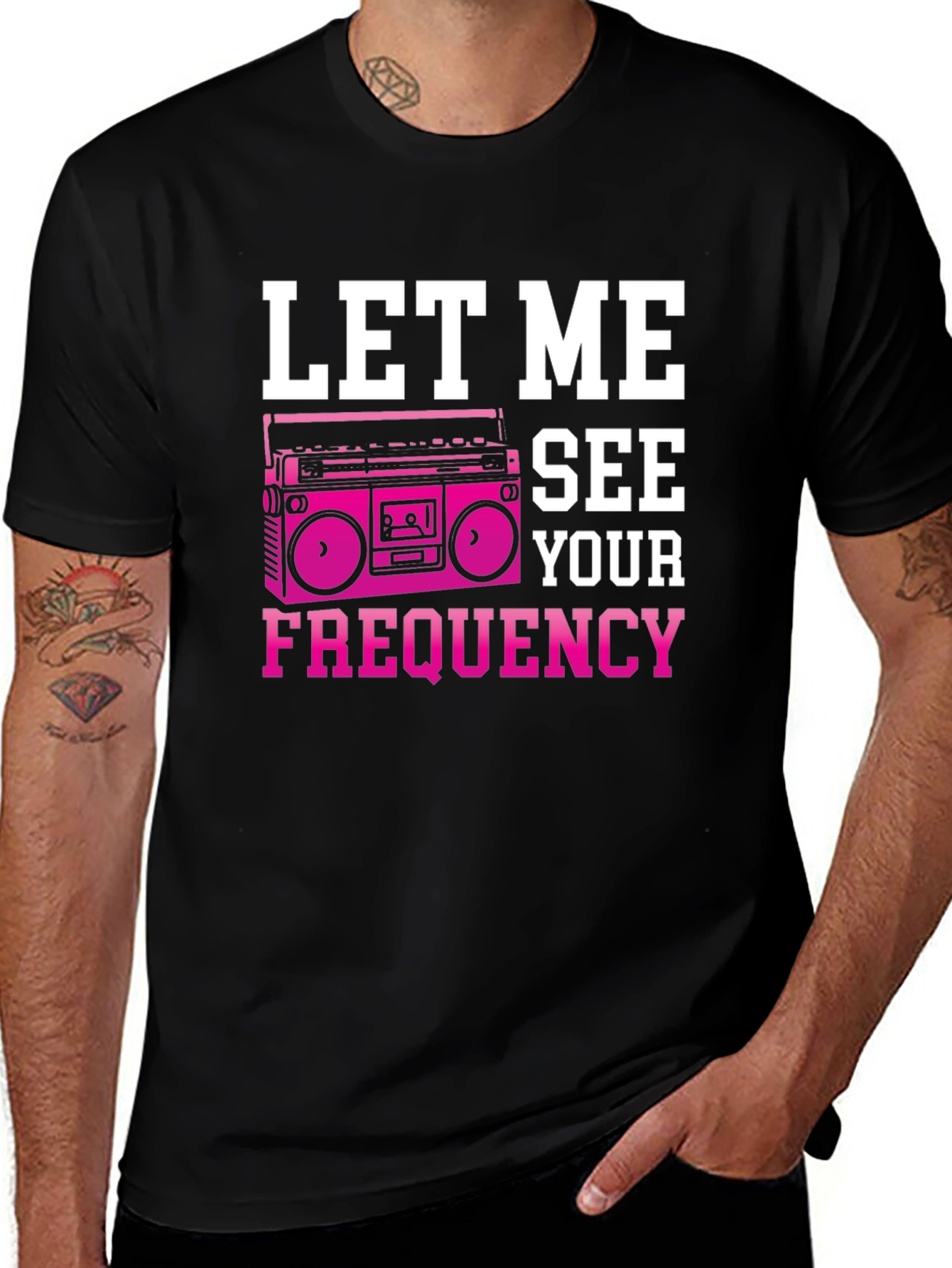 Let Me See Your Frequency Retro T-Shirt