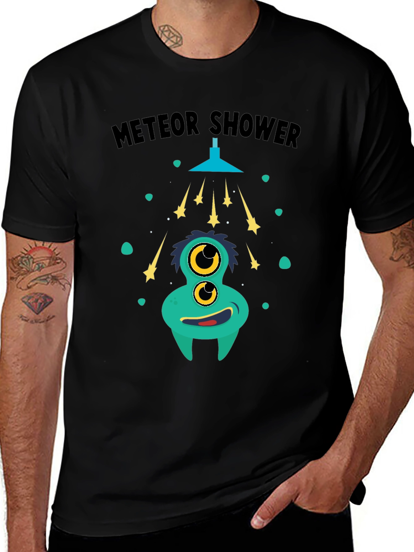 Variant 29 of Meteor Shower Monster Graphic T-Shirt