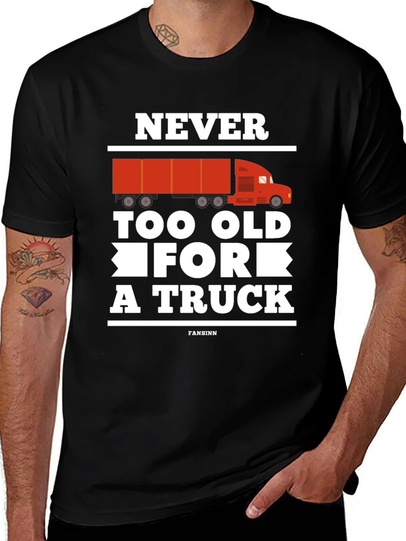 Variant 20 of Never Too Old for a Truck Graphic T-Shirt