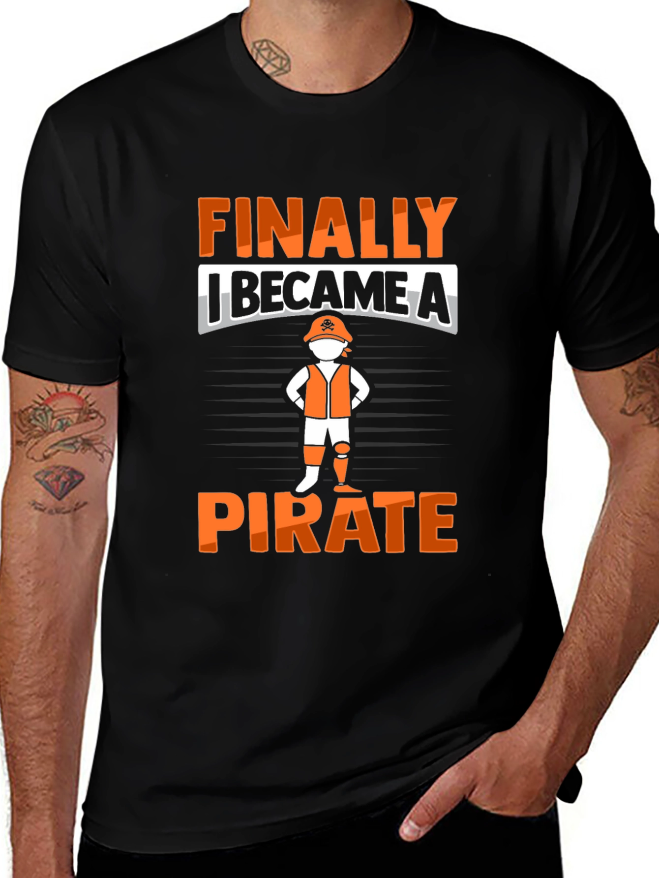 Variant 15 of Finally I Became A Pirate T-Shirt
