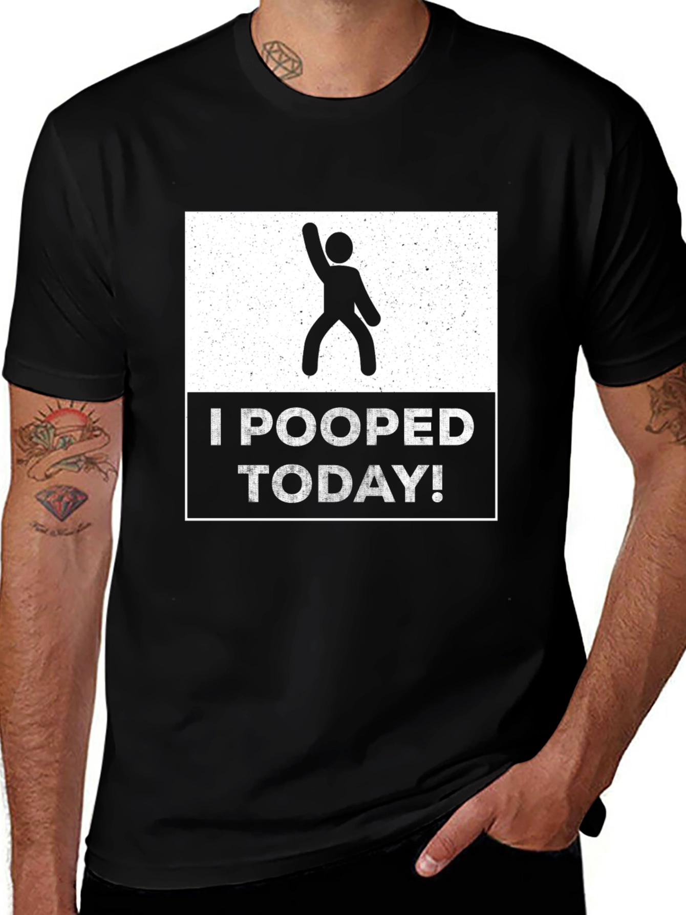Variant 24 of I Pooped Today! Funny Graphic Tee