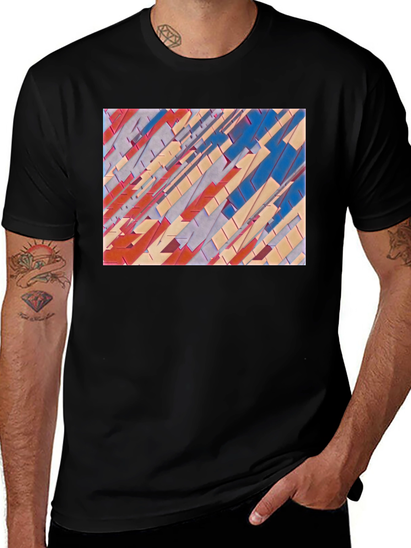 Variant 30 of Abstract Geometric T-Shirt