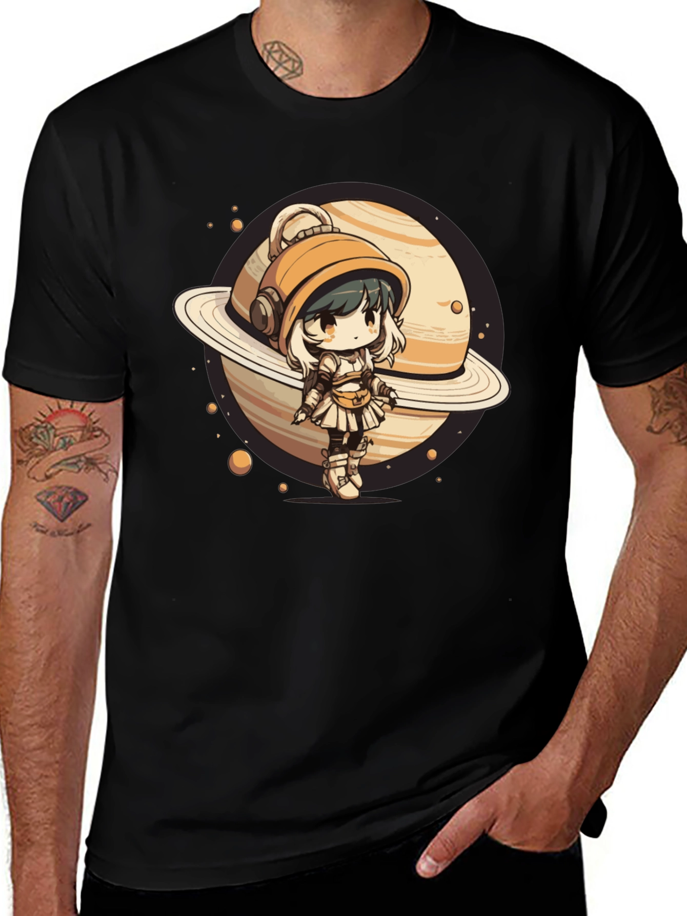 Variant 14 of Anime Planet Girl Black Tee
