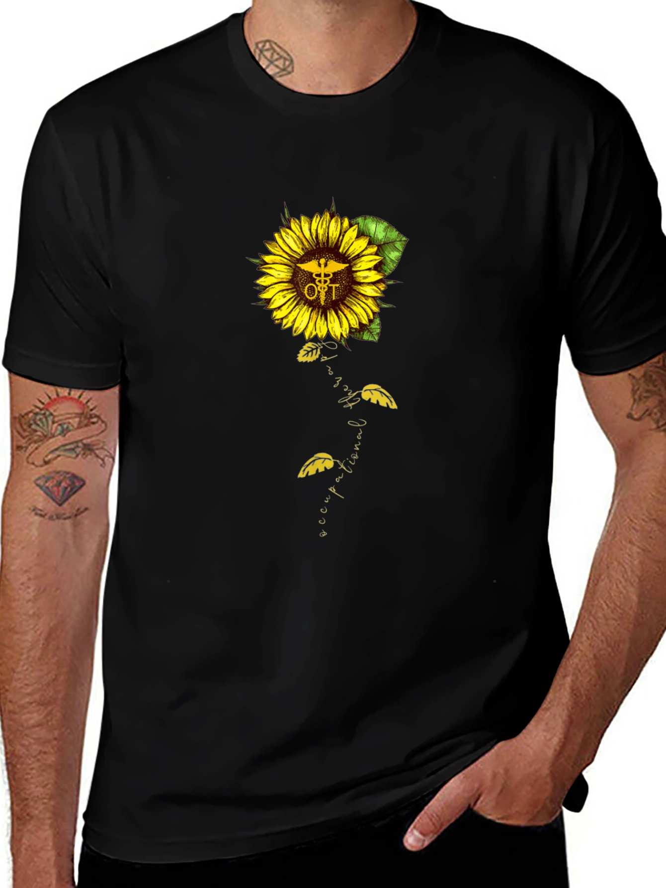 Variant 19 of Occupational Therapy Sunflower T-Shirt