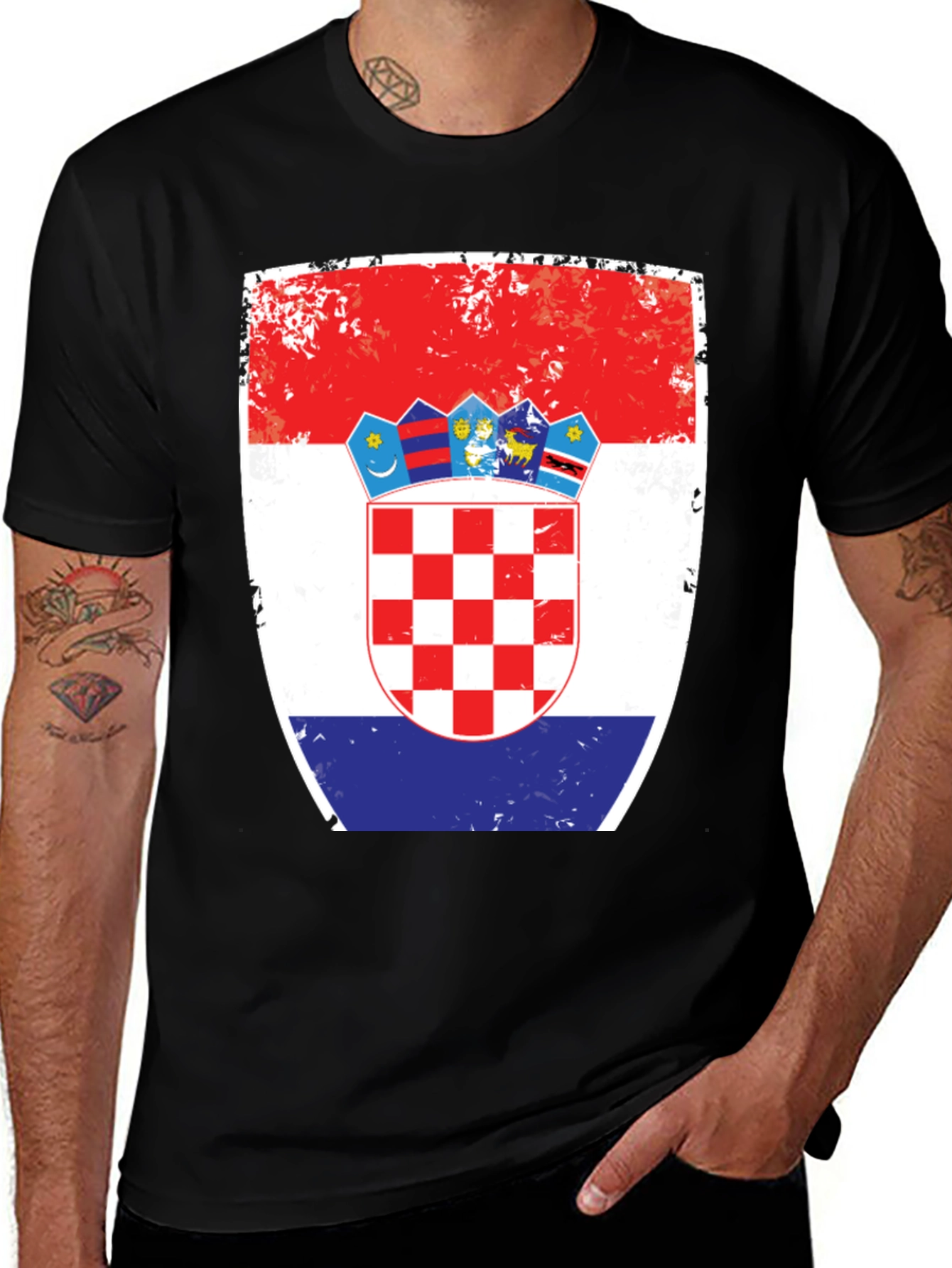 Croatian Coat of Arms Graphic Tee