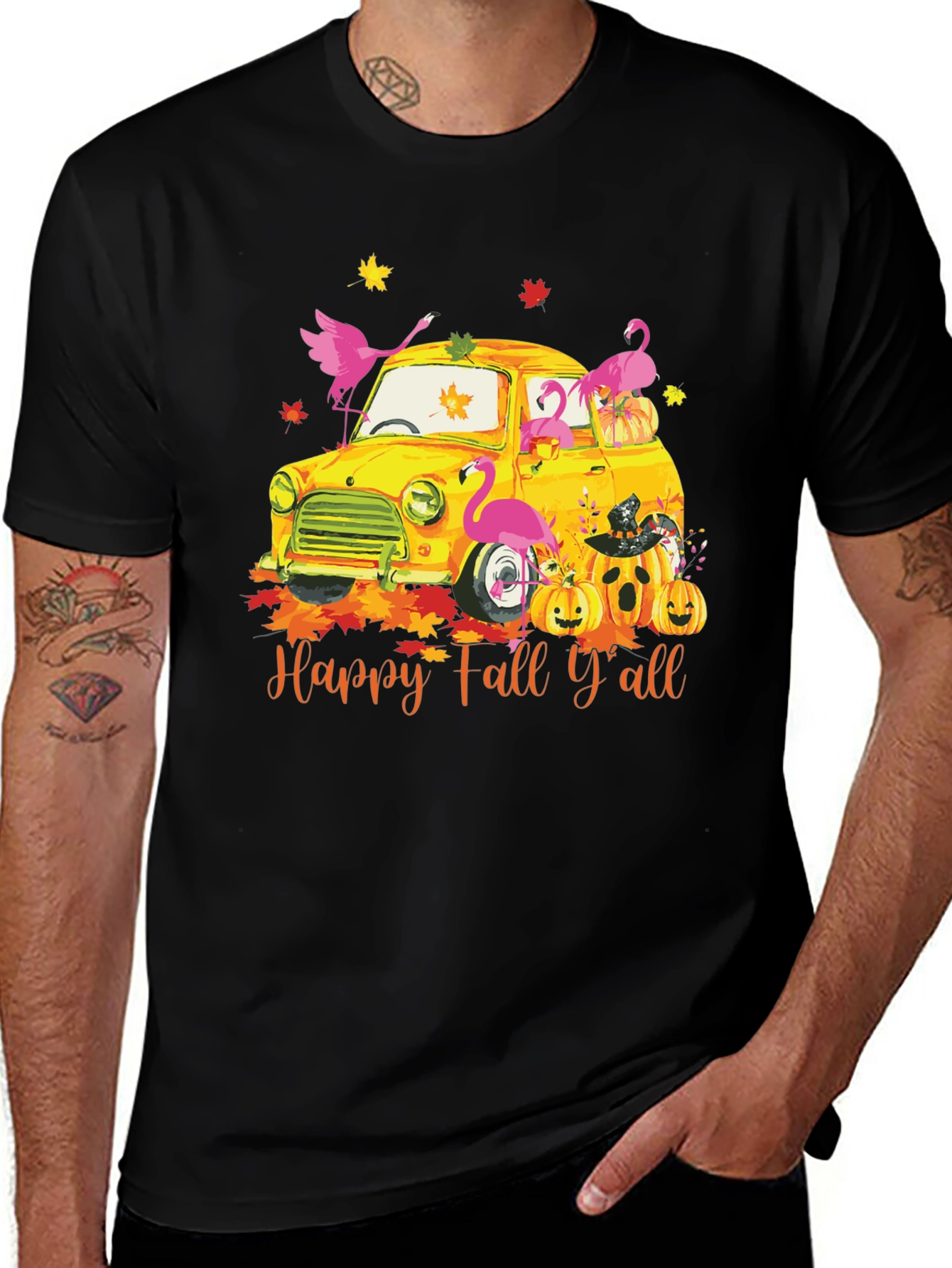 Variant 16 of Happy Fall Y'all T-Shirt