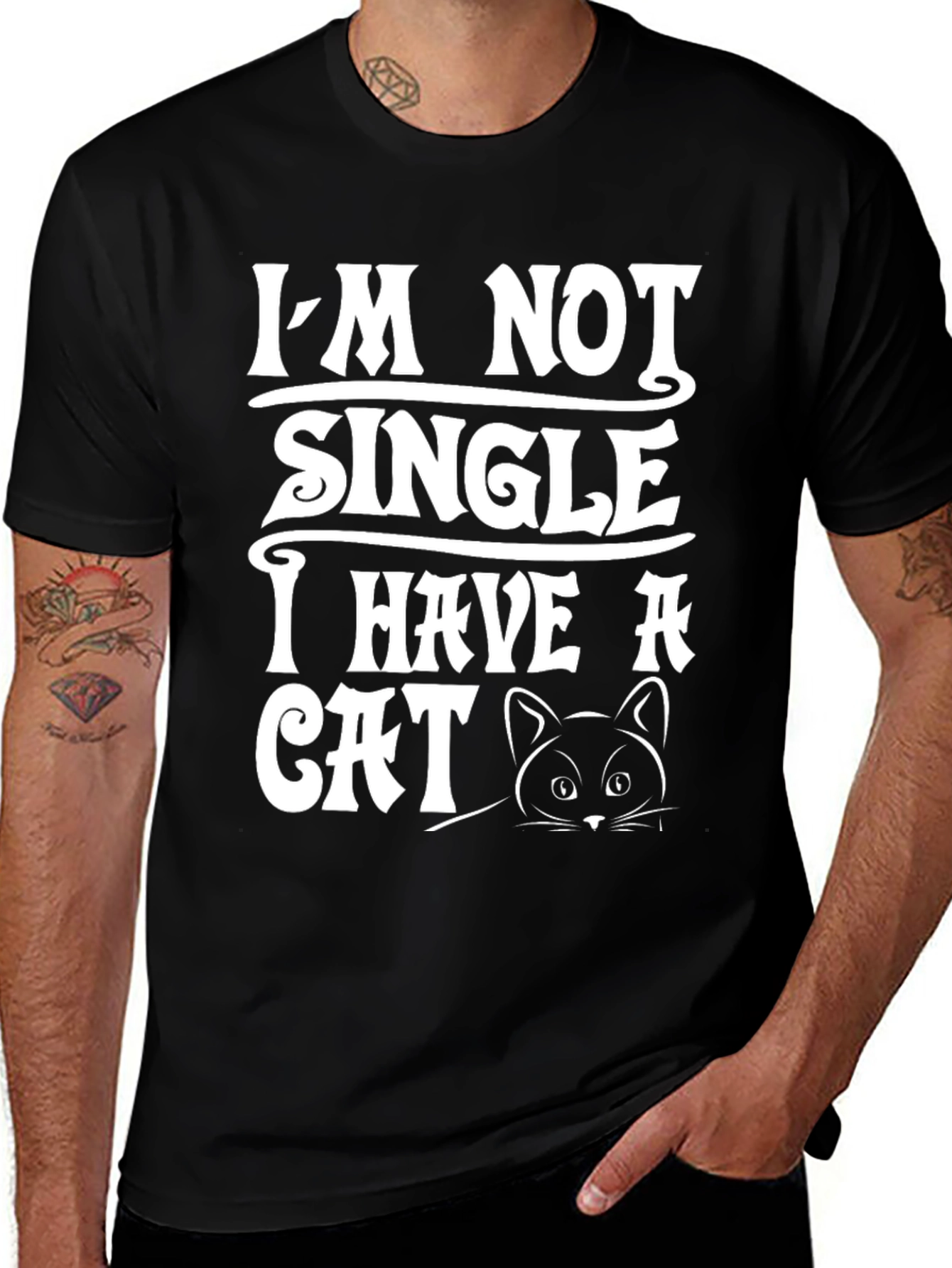Variant 3 of I'm Not Single, I Have a Cat T-Shirt