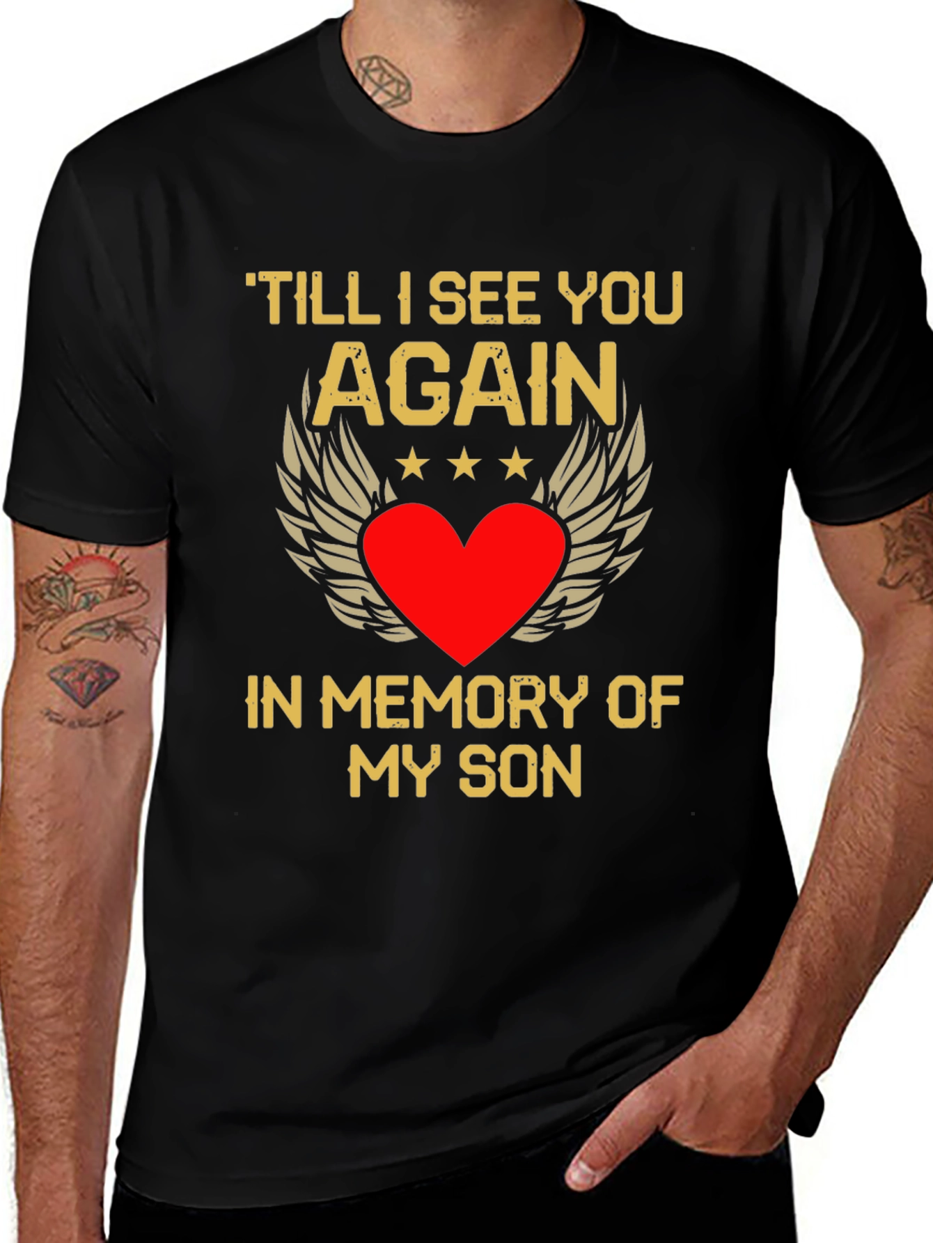 Variant 5 of In Memory of My Son Graphic T-Shirt
