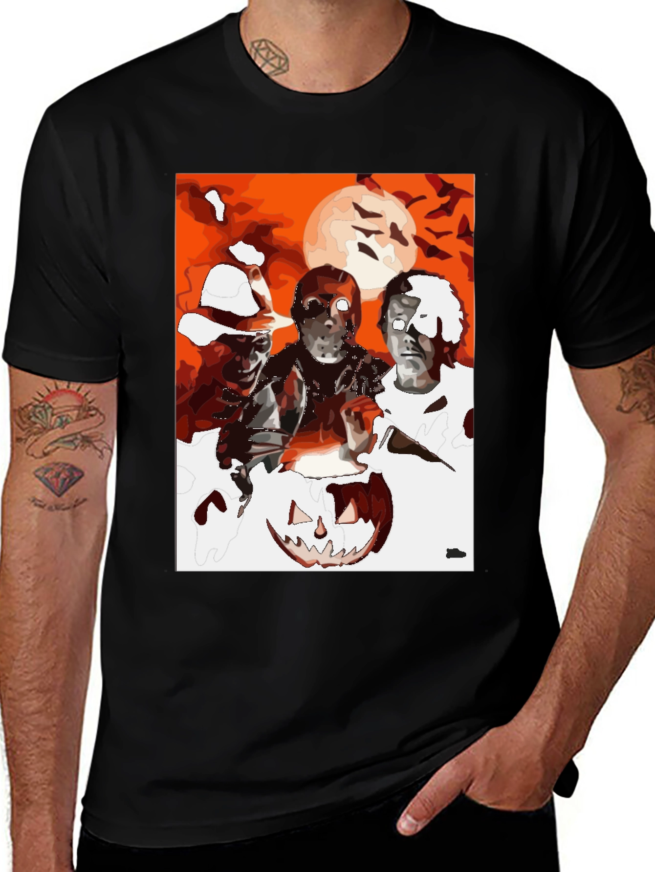 Variant 30 of Halloween Horror Movie T-Shirt - Scary Pumpkins