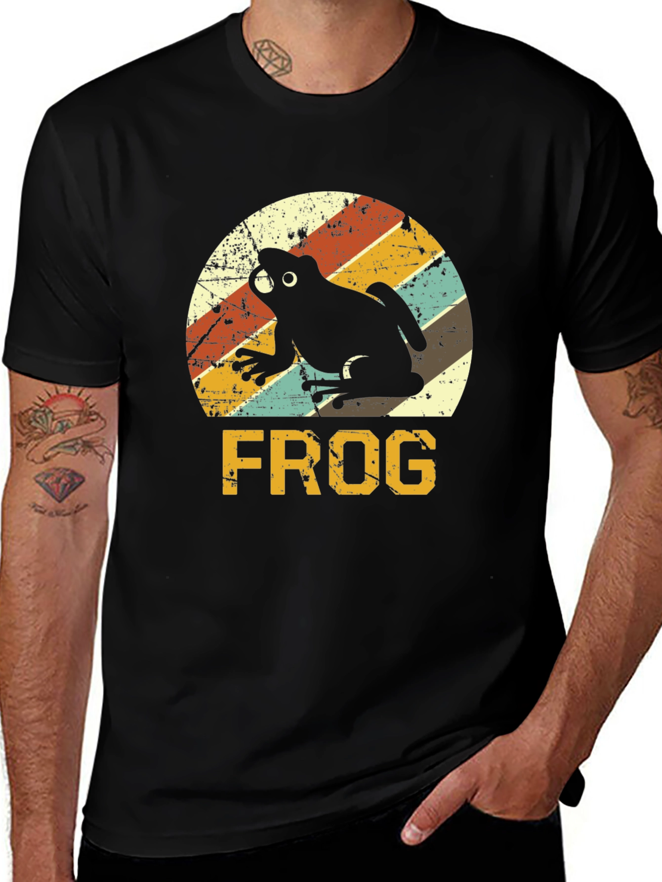 Variant 8 of Retro Frog T-Shirt - Vintage Style Graphic Tee