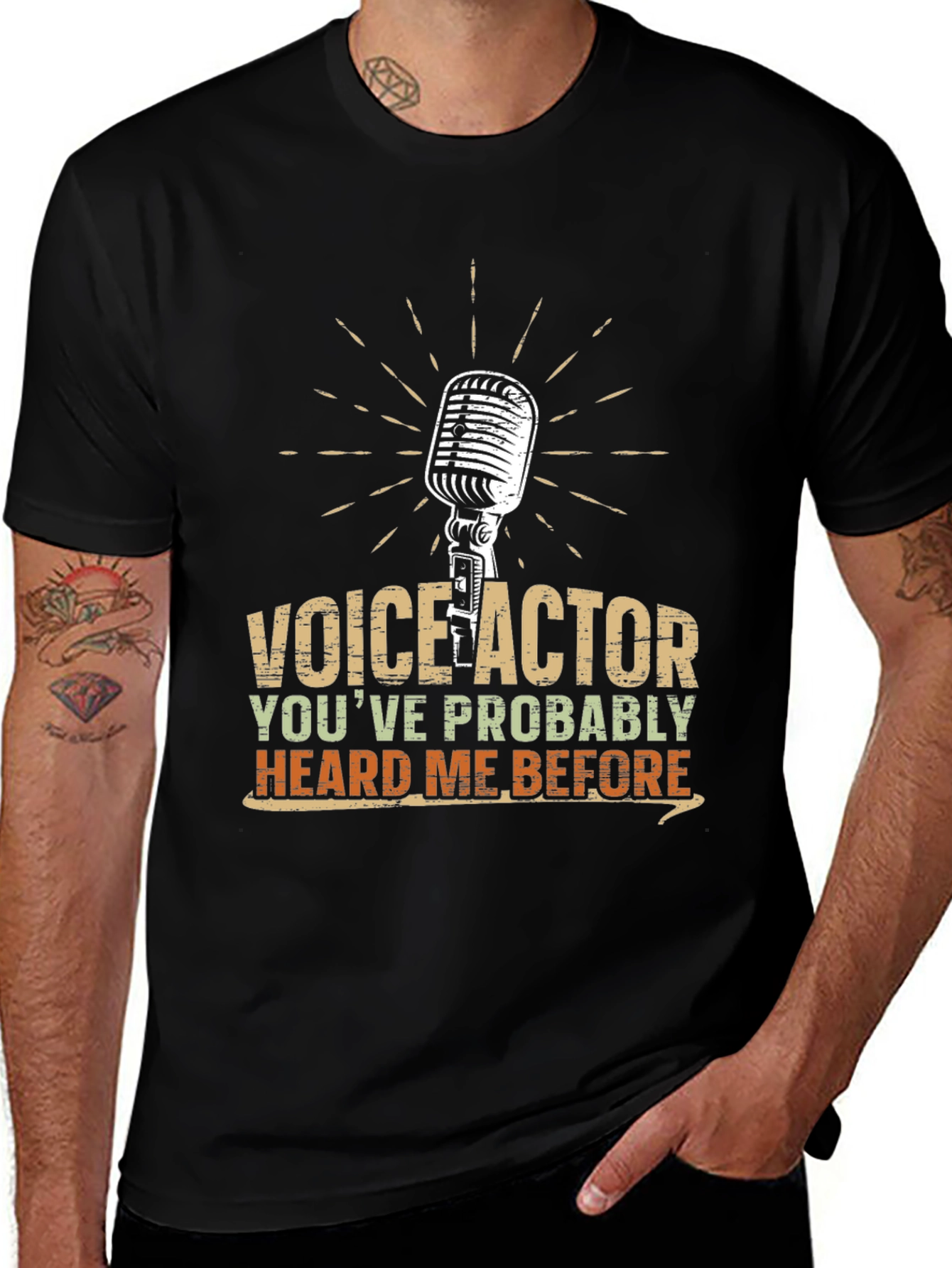 Variant 12 of Voice Actor T-Shirt - Heard Me Before Funny Tee