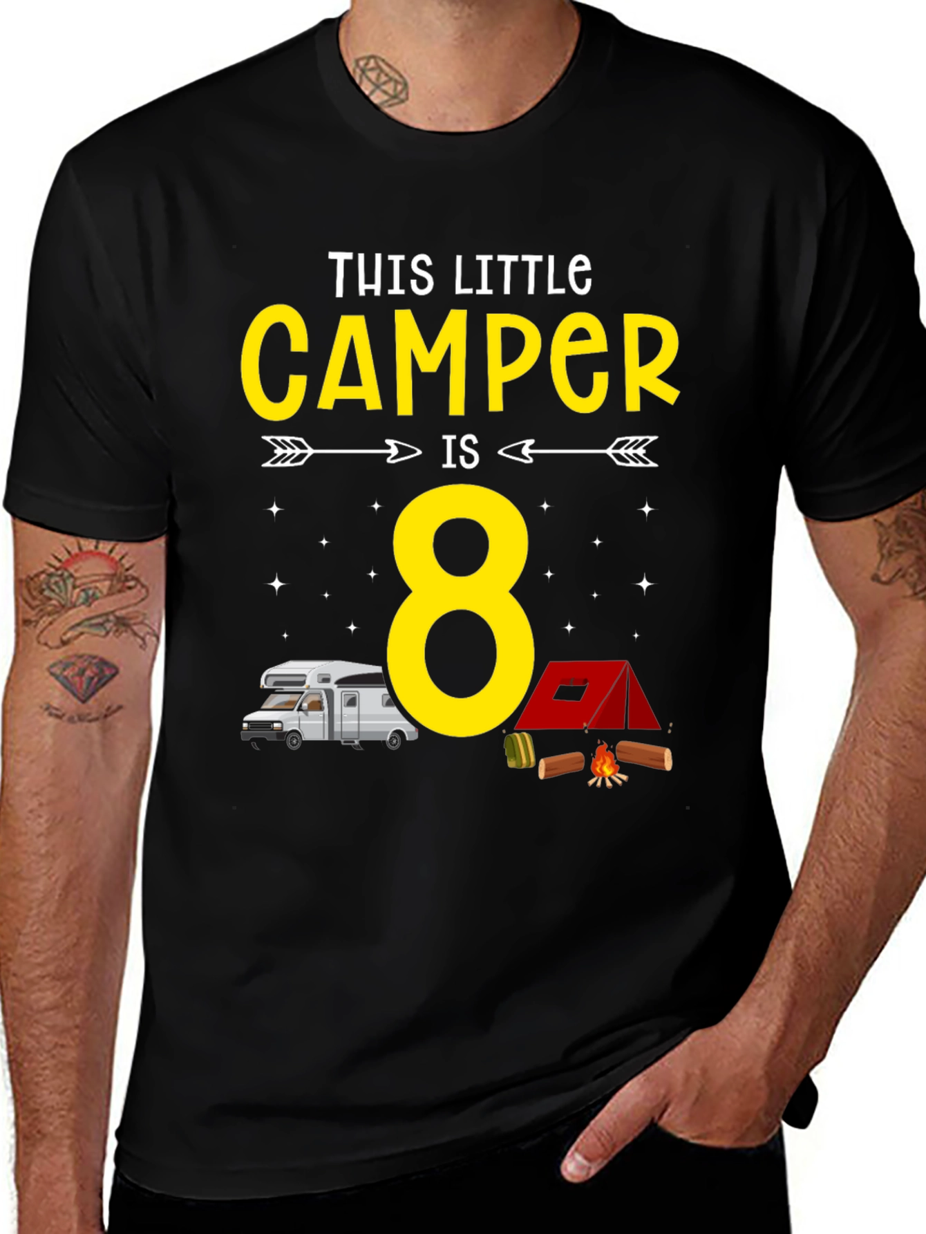Variant 13 of This Little Camper is 8 T-Shirt