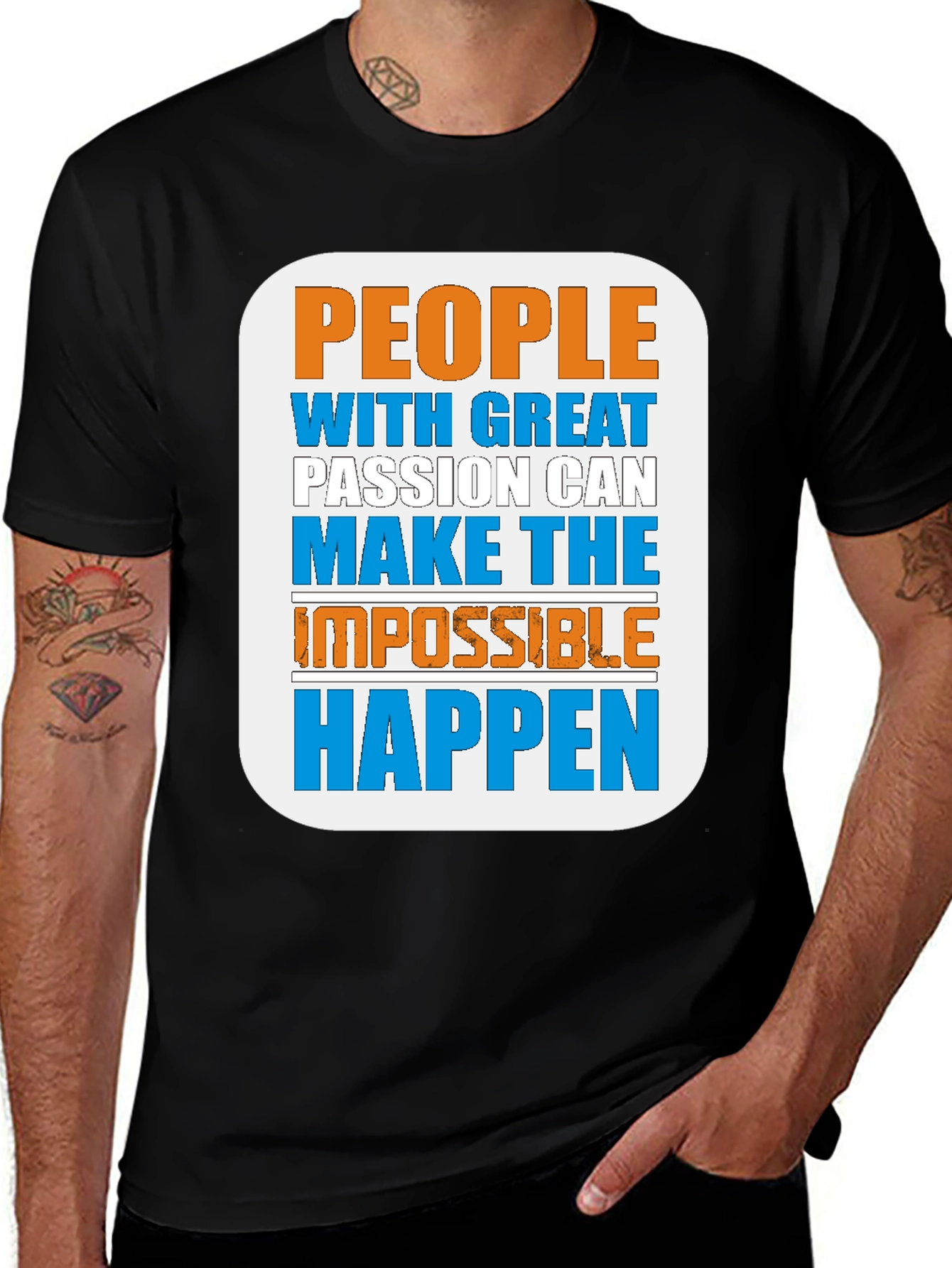 Variant 23 of Inspirational Graphic Tee - Great Passion Makes Happen