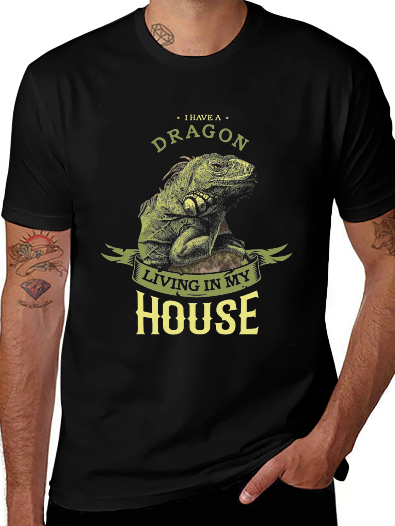 Variant 16 of I Have a Dragon Living in My House T-Shirt