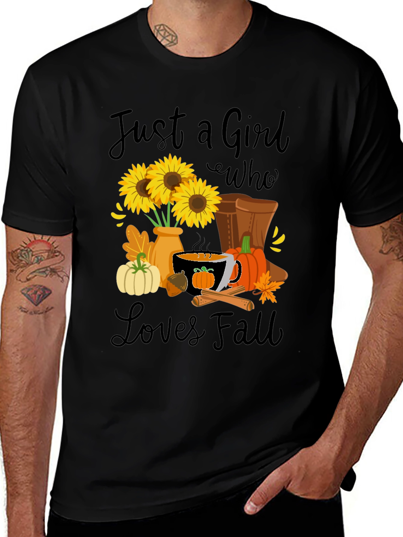 Variant 19 of Just A Girl Who Loves Fall T-Shirt