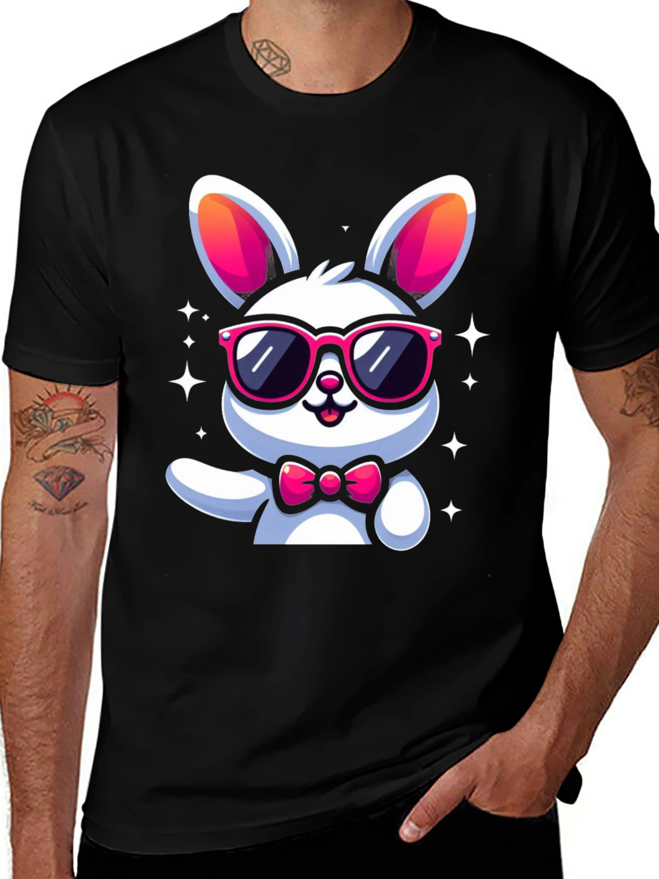 Variant 21 of Cool Bunny T-Shirt - Fun Easter Style