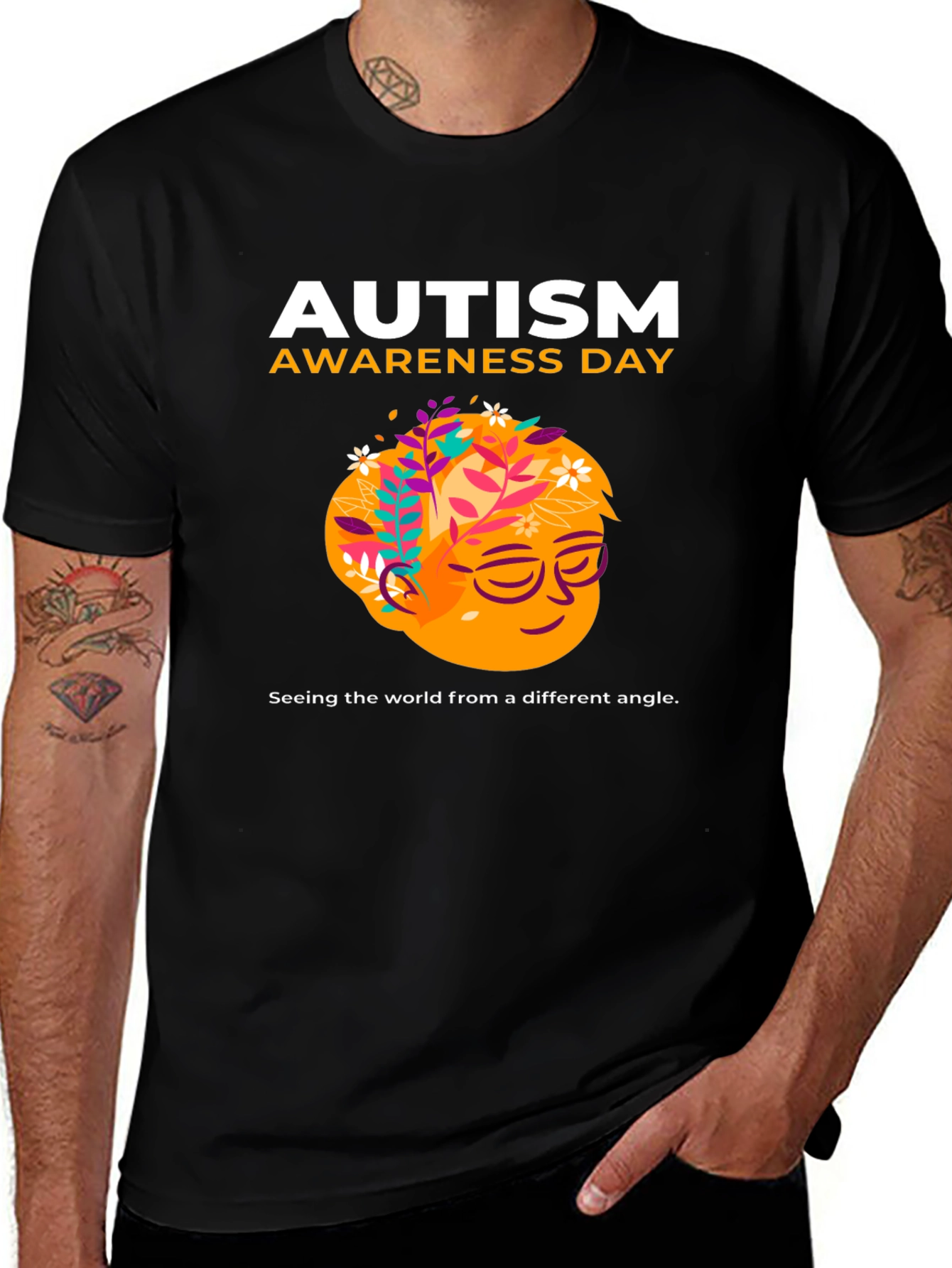 Autism Awareness Day T-Shirt - Seeing the World Differently