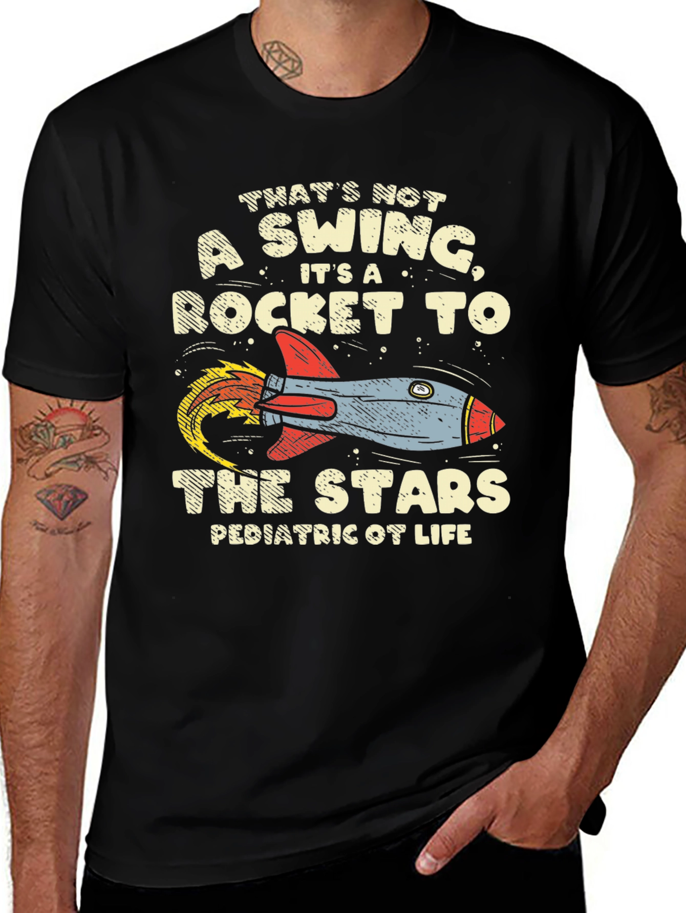 Variant 15 of Rocket to the Stars Graphic T-Shirt