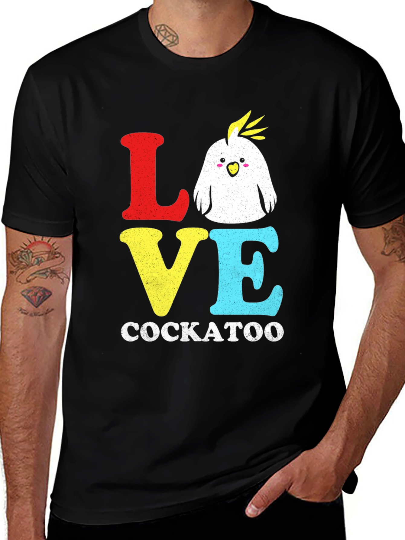 Variant 12 of Love Cockatoo T-Shirt - Cute Bird Lover Tee
