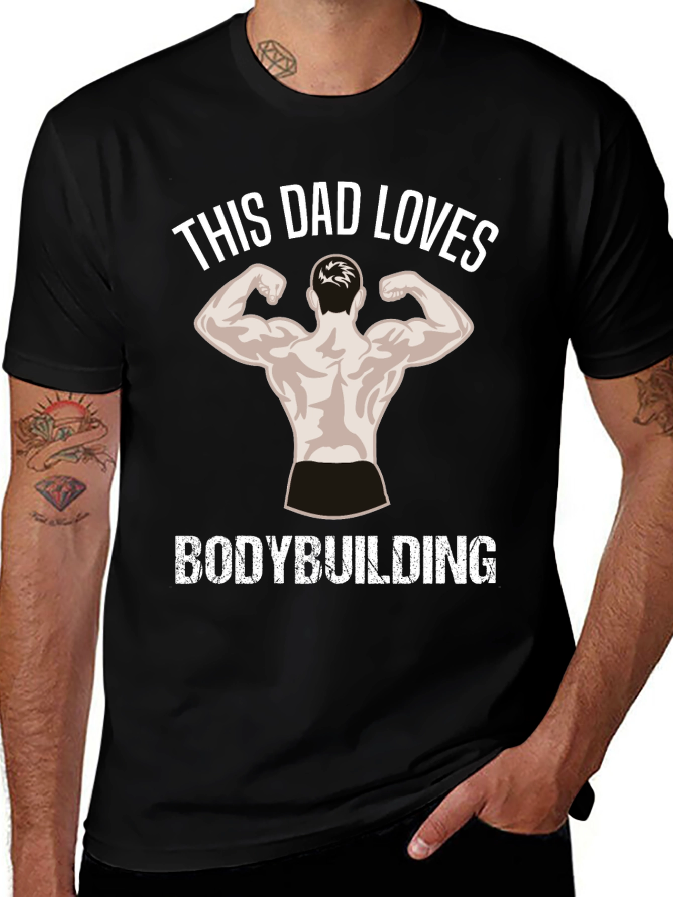 Variant 28 of This Dad Loves Bodybuilding T-Shirt