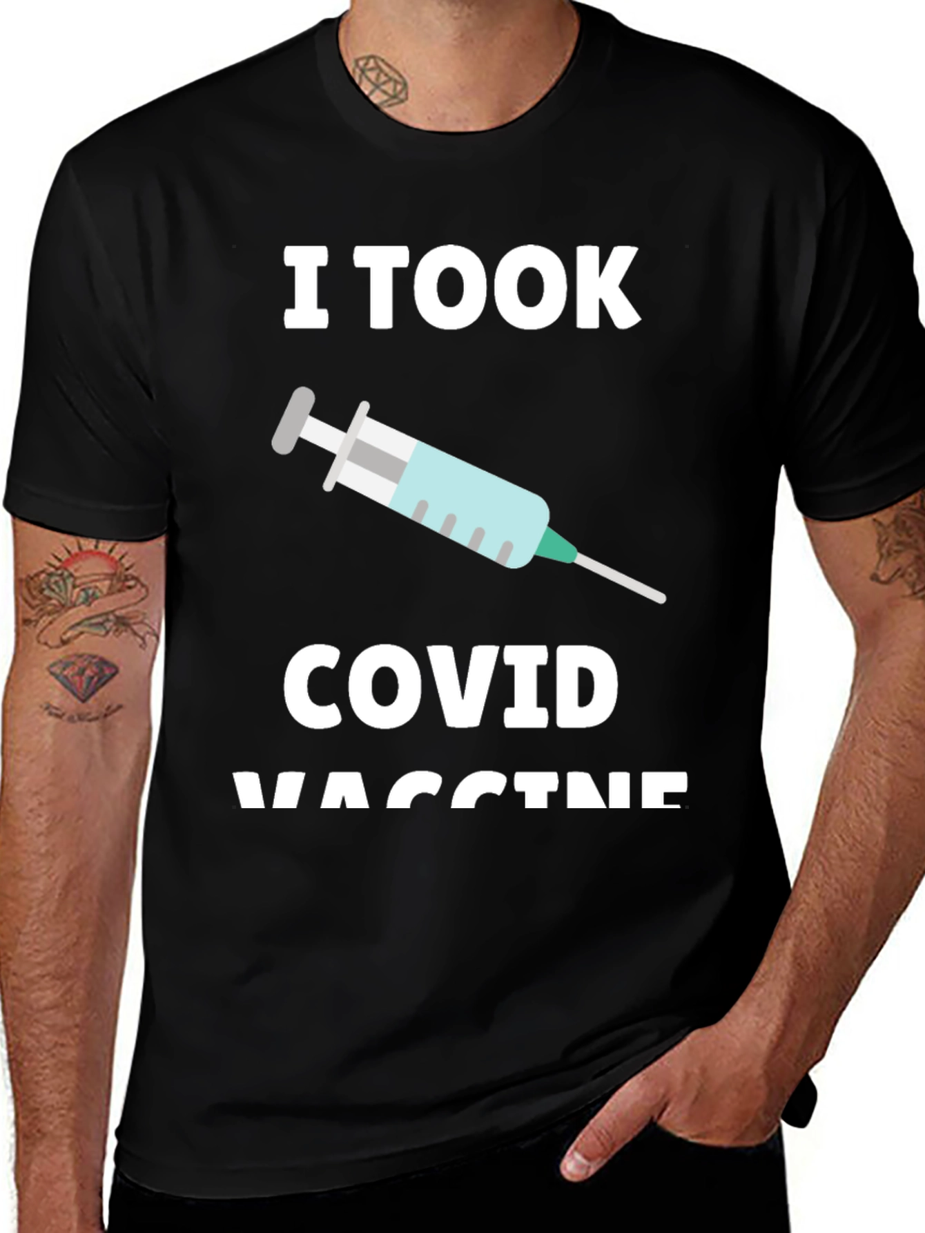 I Took COVID Vaccine T-Shirt - Pandemic Awareness Tee
