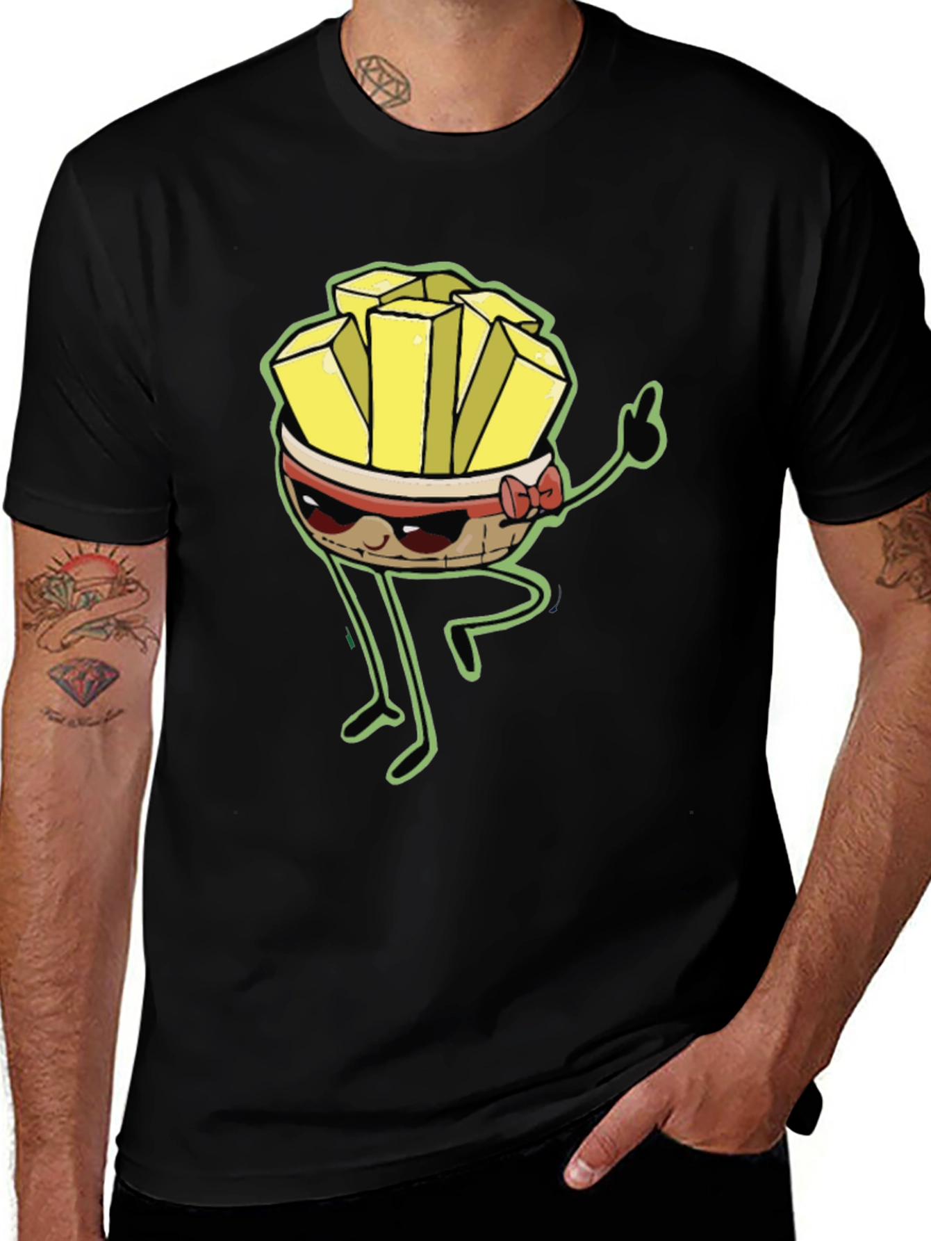 Variant 22 of Cool Fries Cartoon Graphic T-Shirt