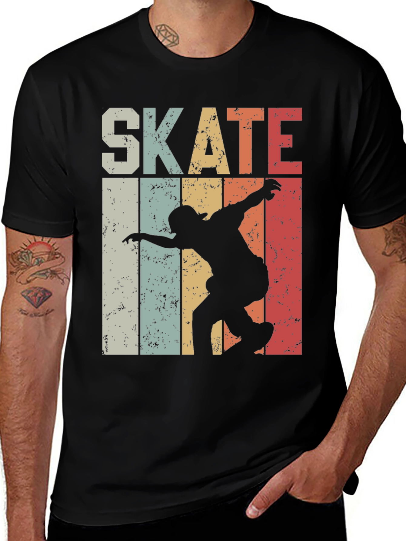 Variant 26 of Retro Skate T-Shirt