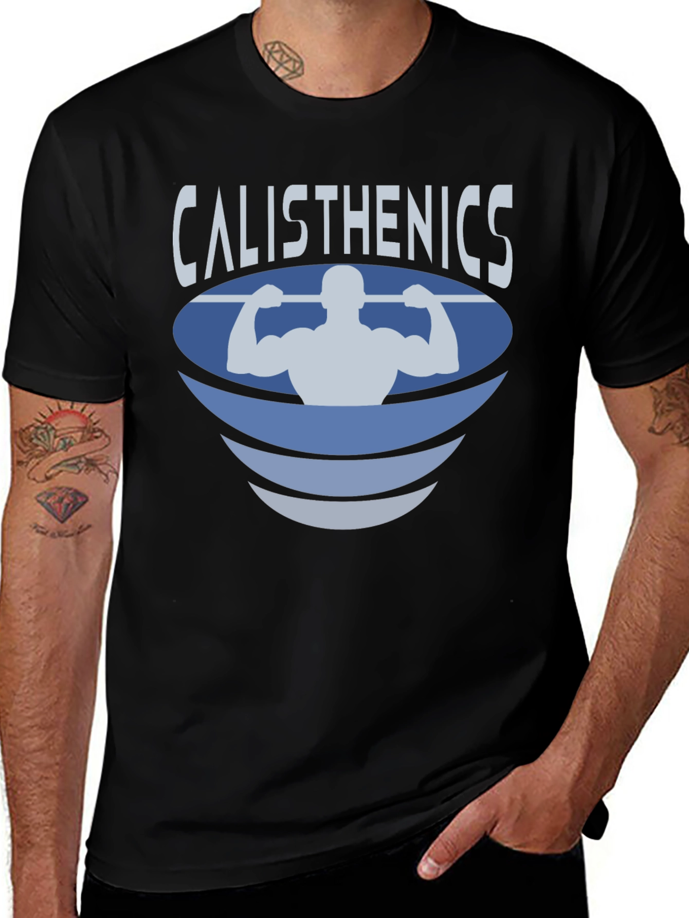 Calisthenics Graphic T-Shirt - Men's Fitness Tee