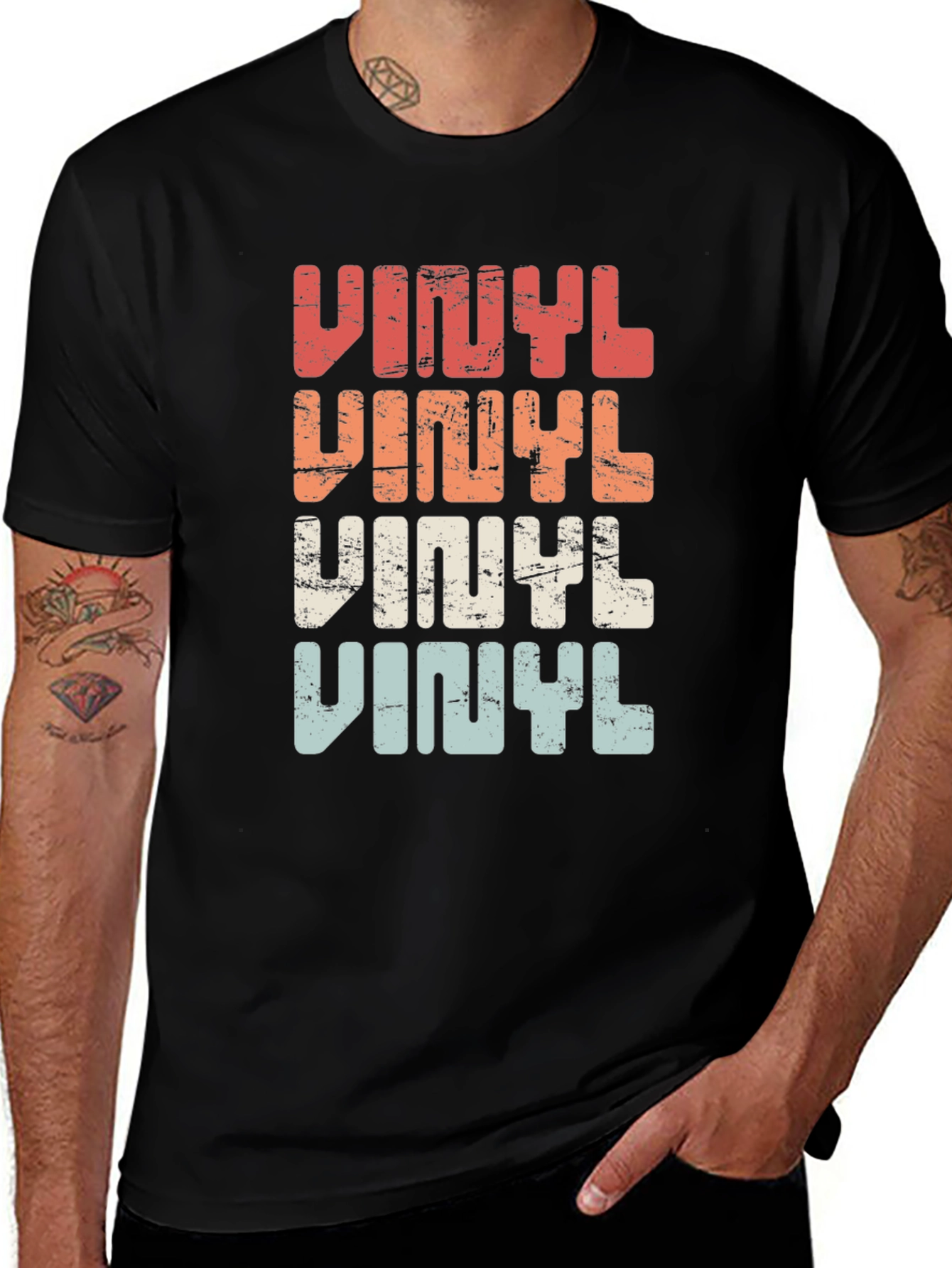 Variant 29 of Retro Vinyl T-Shirt - Vintage Style Music Tee