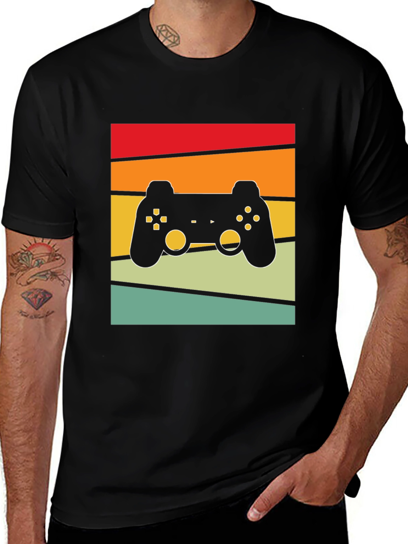 Variant 13 of Retro Gamer Tee - Vintage Controller Graphic T-Shirt