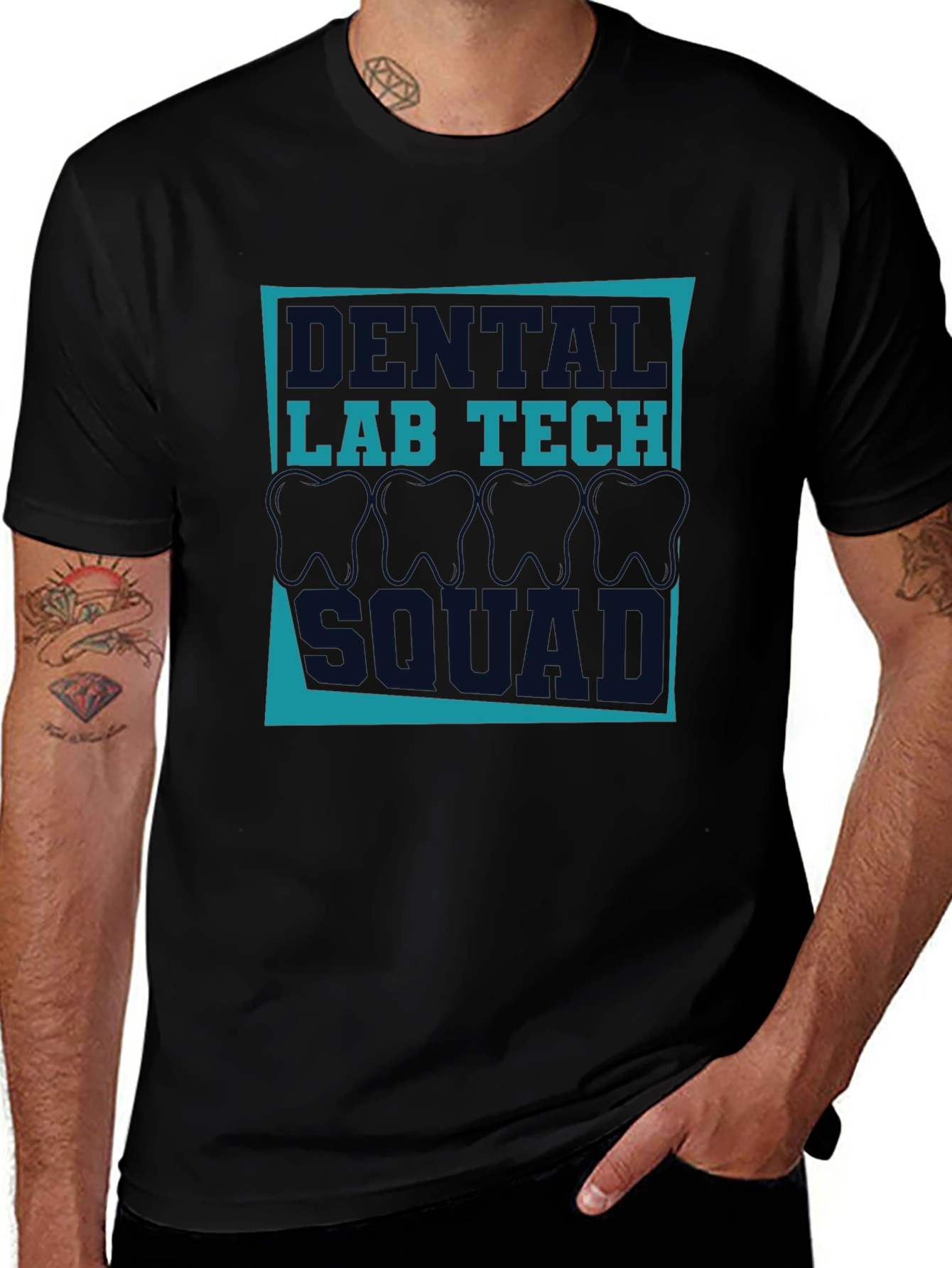 Dental Lab Tech Squad Graphic T-Shirt