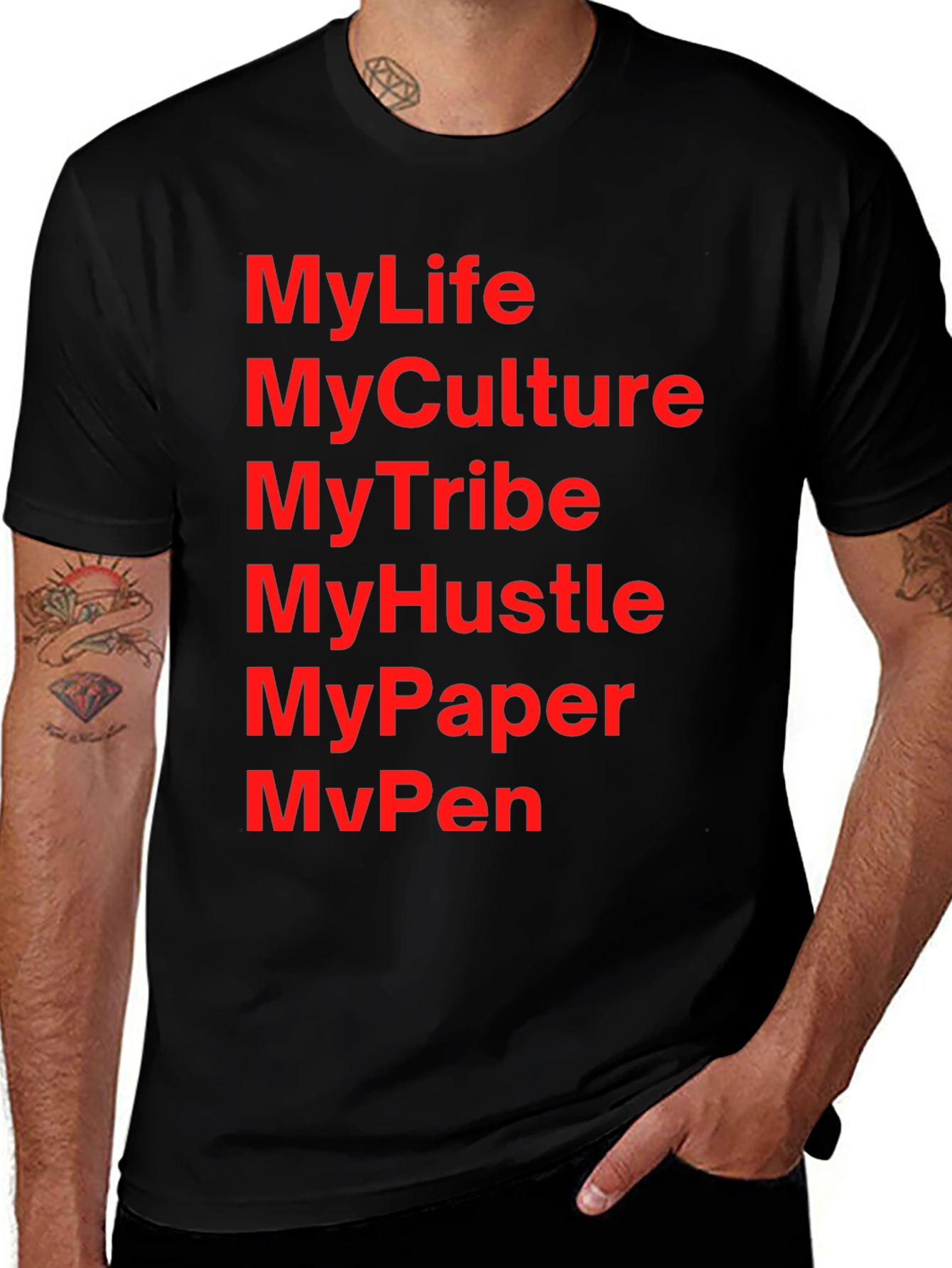 Variant 28 of My Life My Culture Graphic T-Shirt