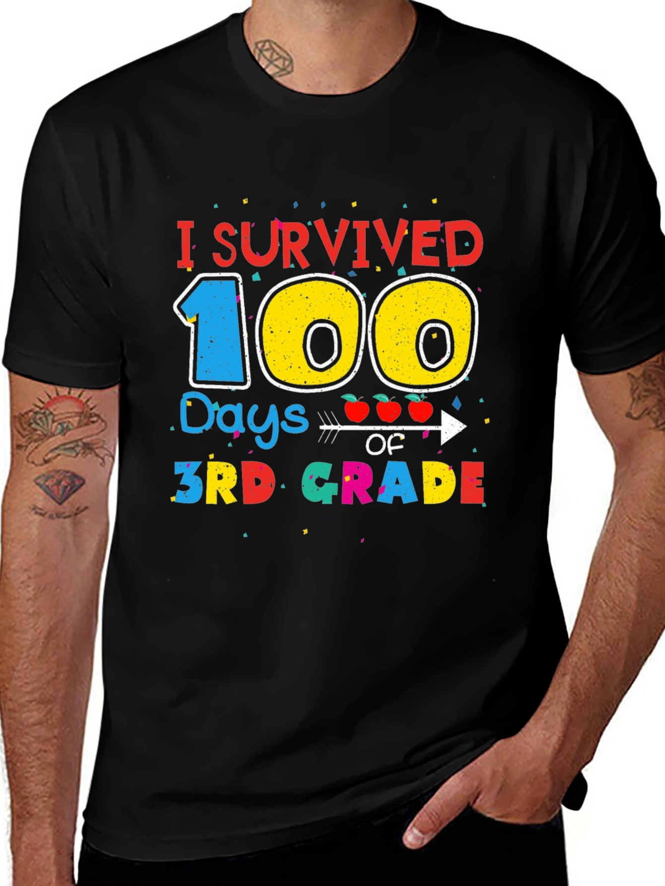 I Survived 100 Days of 3rd Grade T-Shirt