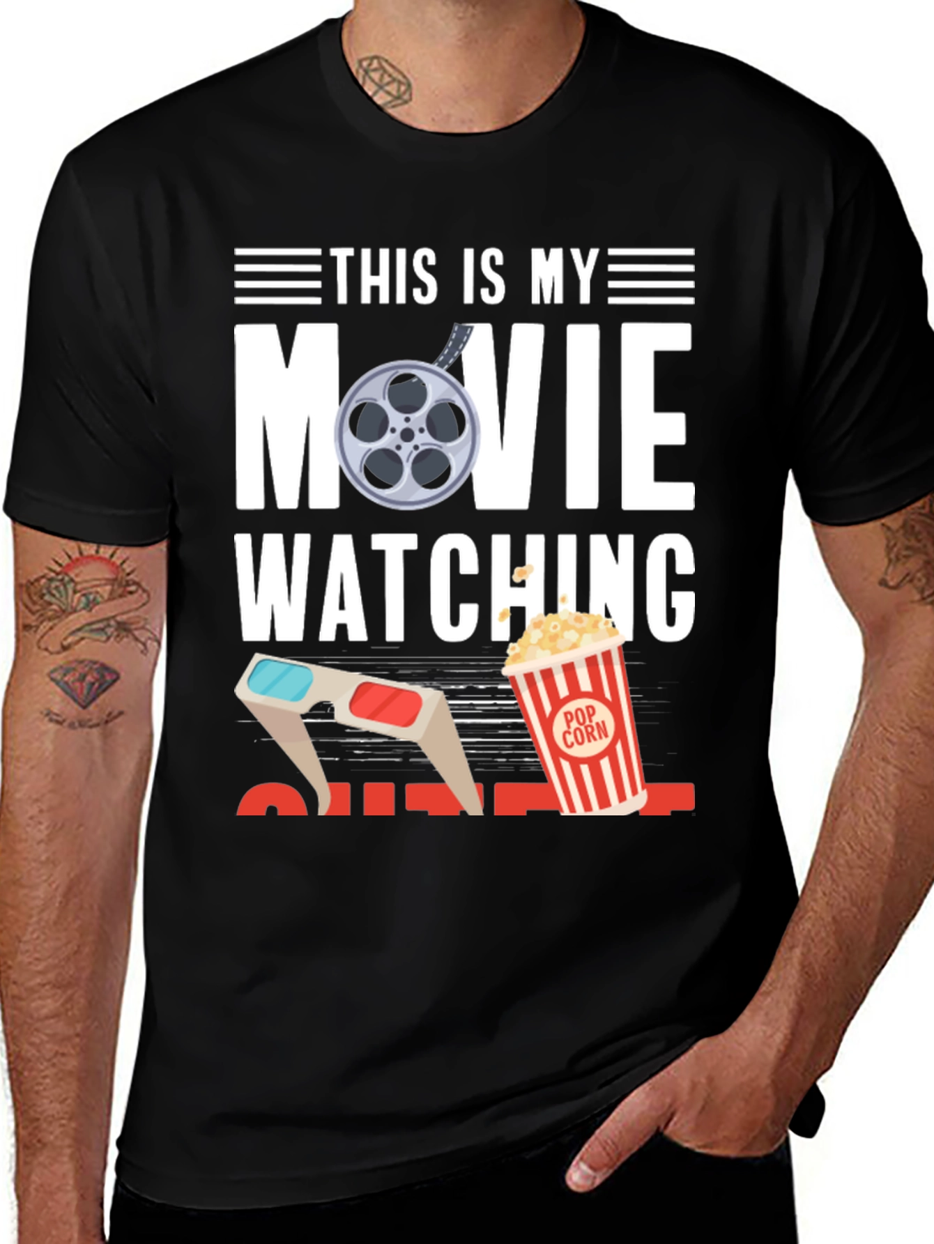 Variant 3 of Movie Watching Outfit T-Shirt