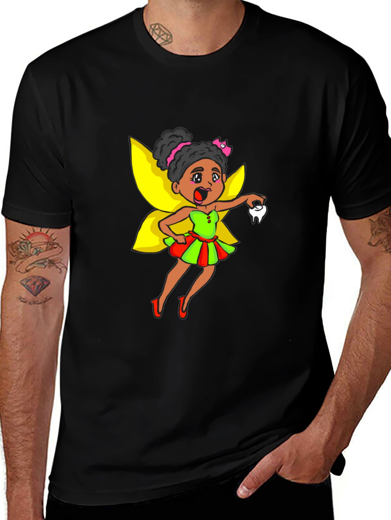 Variant 26 of Cartoon Tooth Fairy T-Shirt