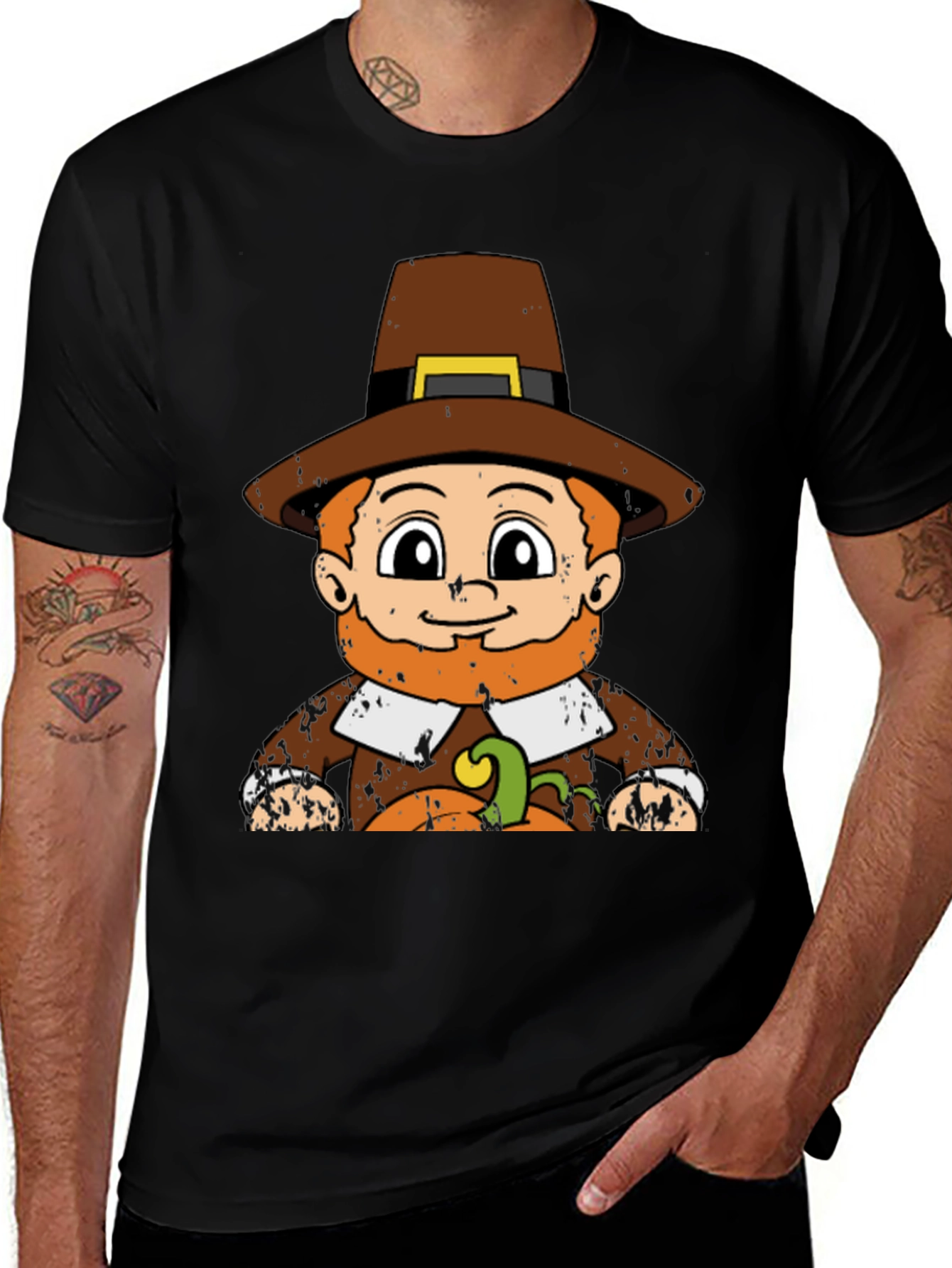 Pilgrim Boy Thanksgiving T-Shirt - Holiday Style