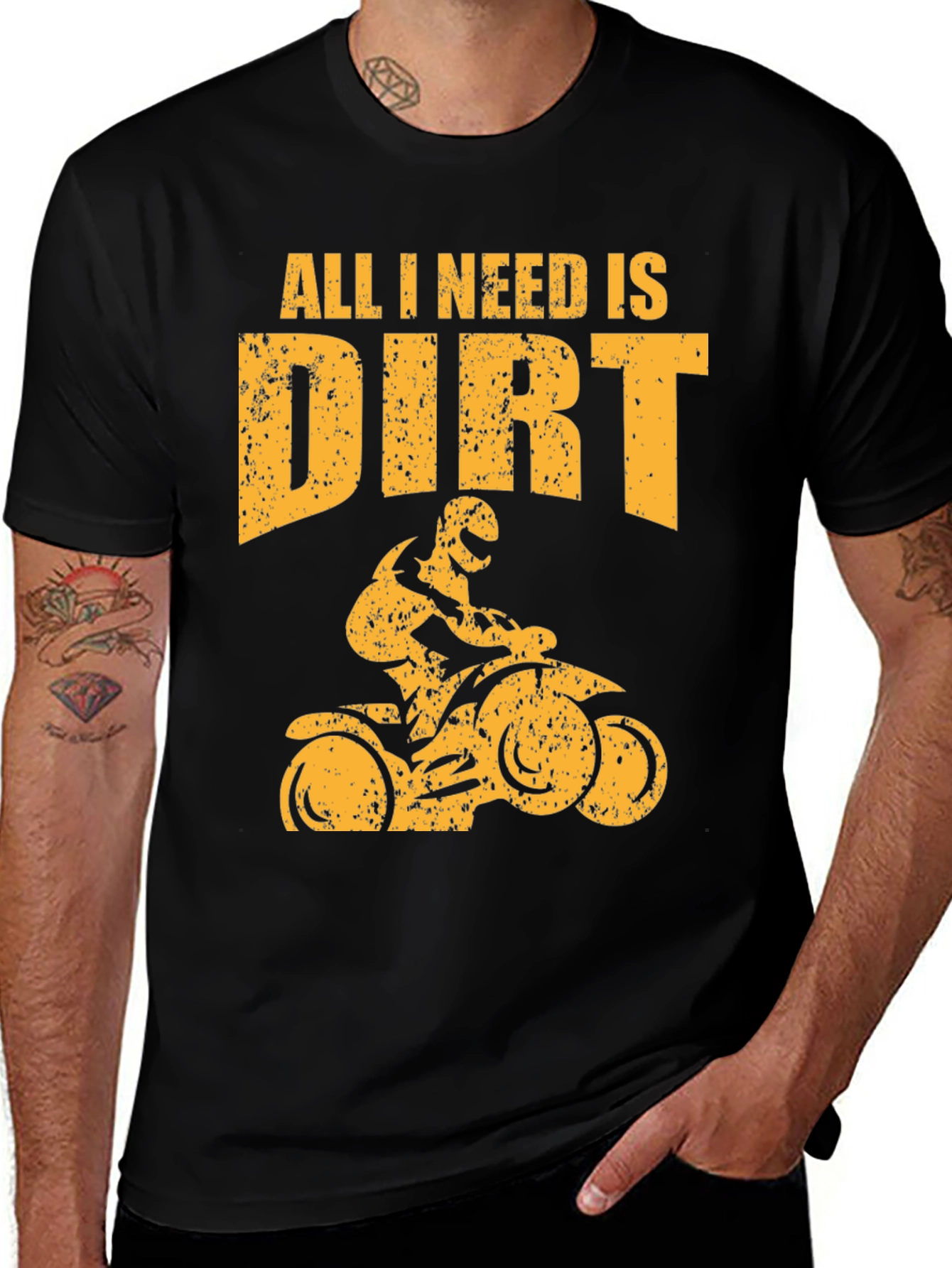 Variant 18 of Dirt Bike T-Shirt: All I Need Is Dirt!
