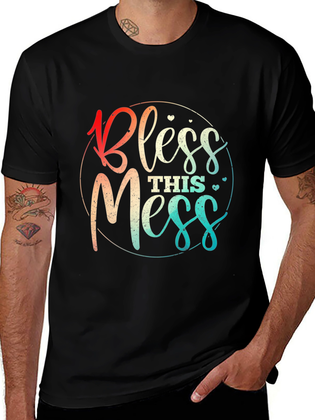 Variant 17 of Bless This Mess Graphic Tee - Fun & Stylish