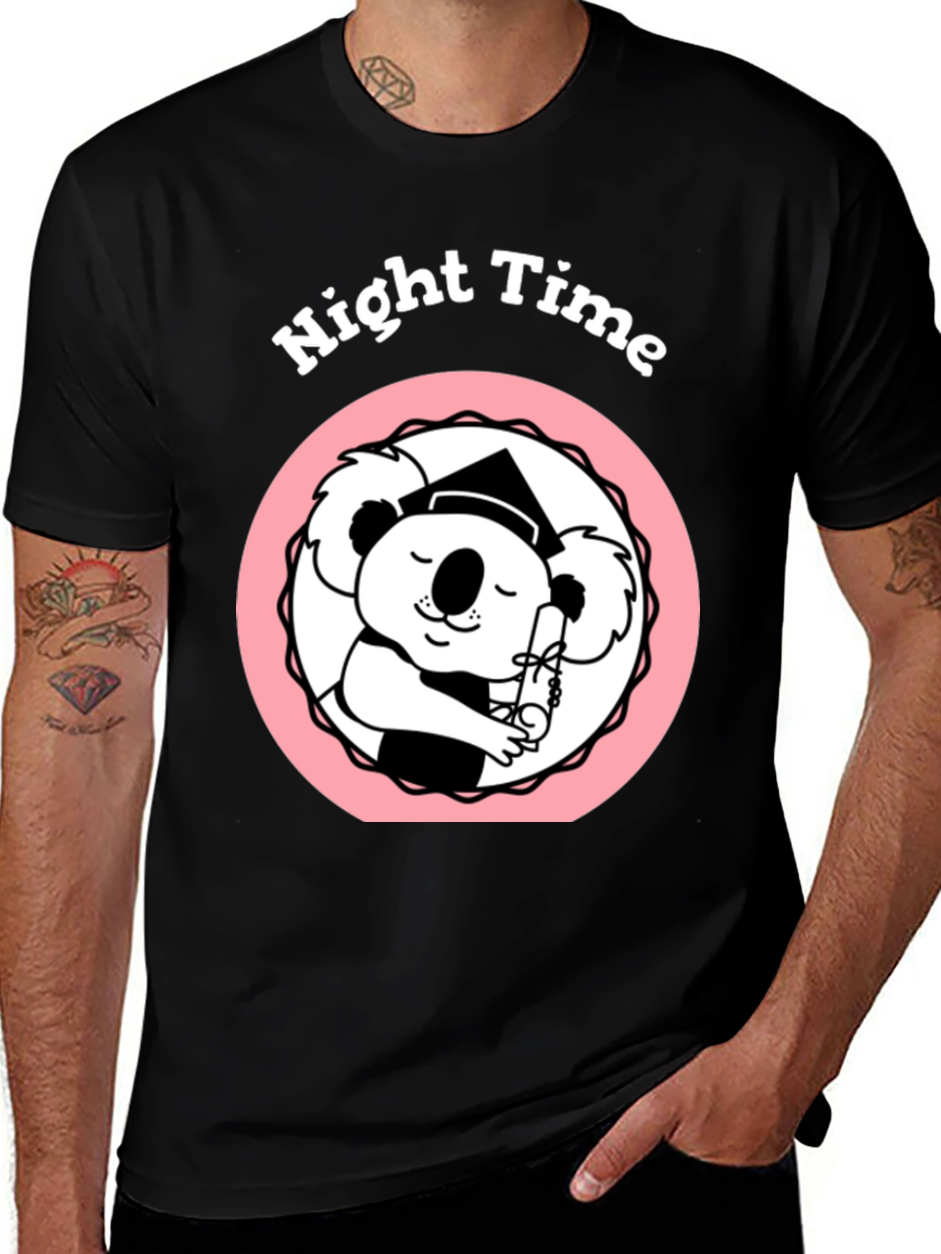 Variant 12 of Night Time Graduate Koala T-Shirt