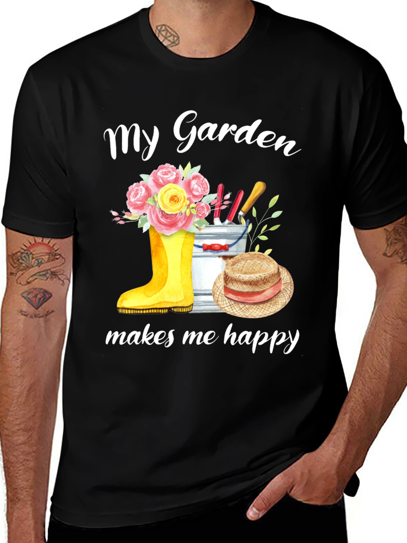 Variant 19 of My Garden Makes Me Happy T-Shirt