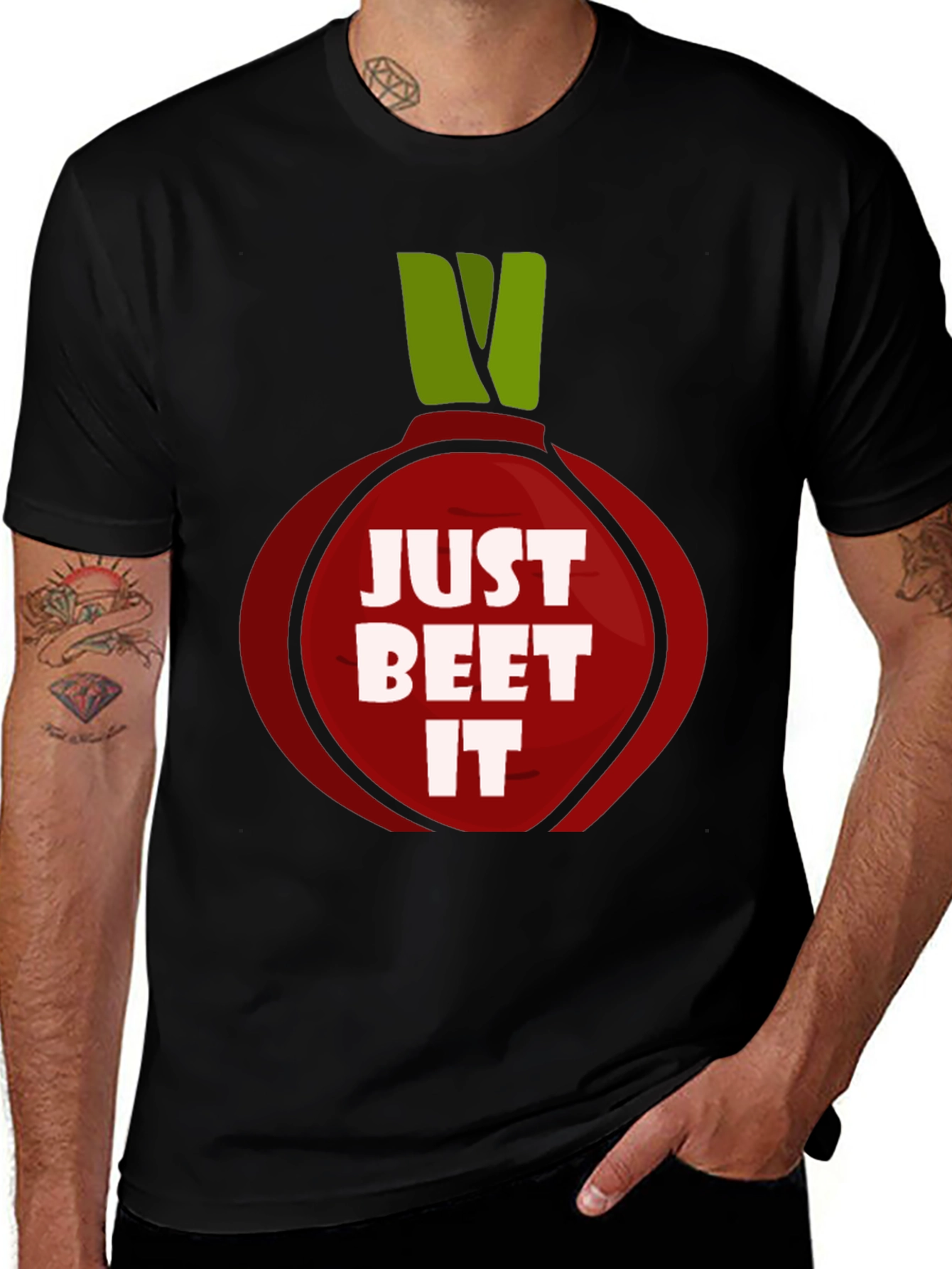 Just Beet It T-Shirt Funny Music Pun Tee