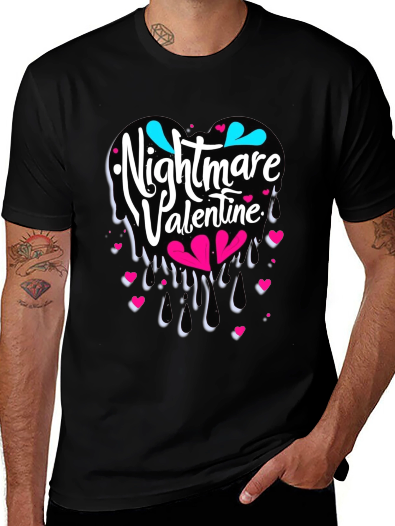 Variant 12 of Nightmare Valentine Black T-Shirt