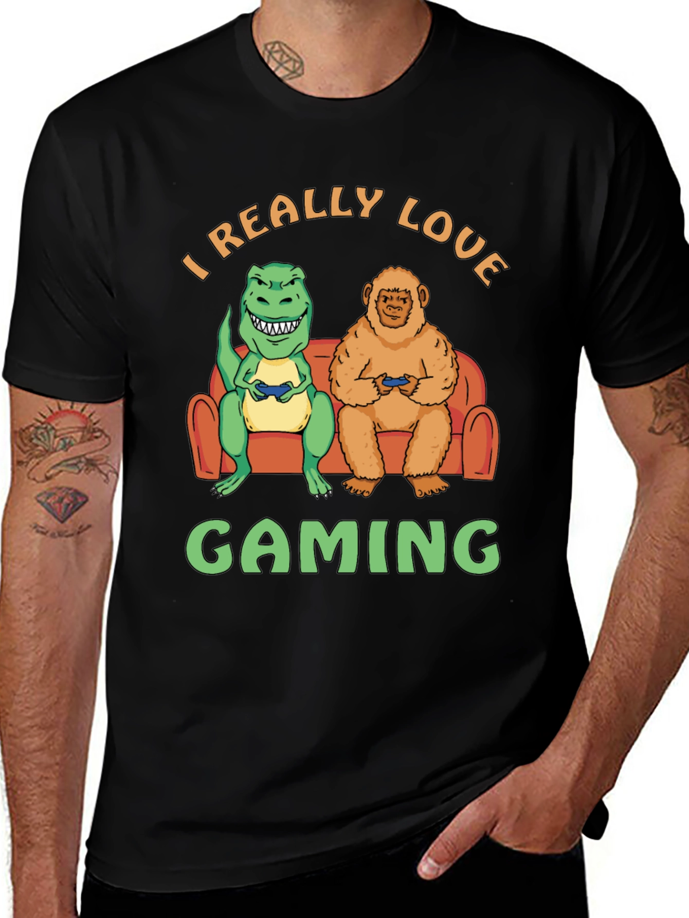 Variant 18 of I Really Love Gaming T-Shirt