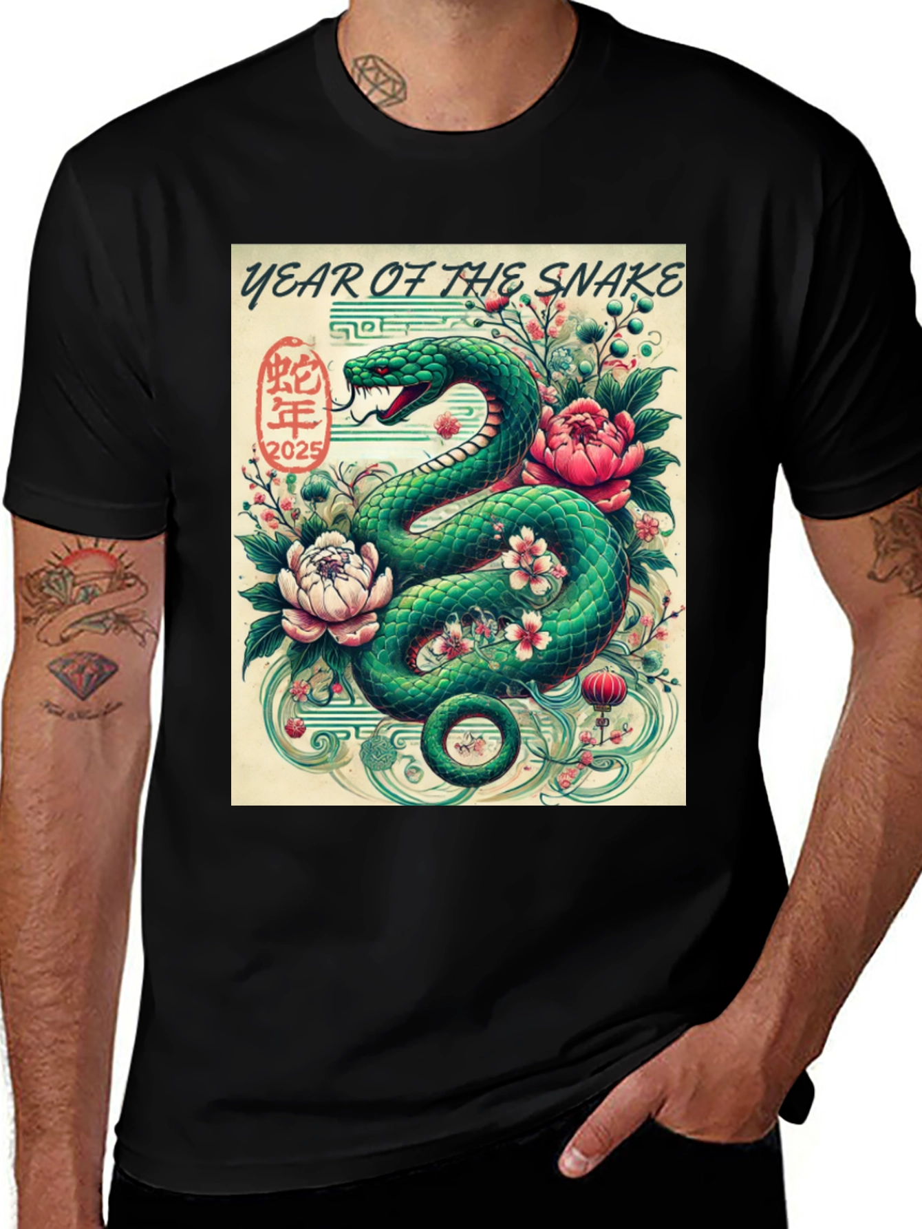 Variant 9 of Year of the Snake Graphic Tee