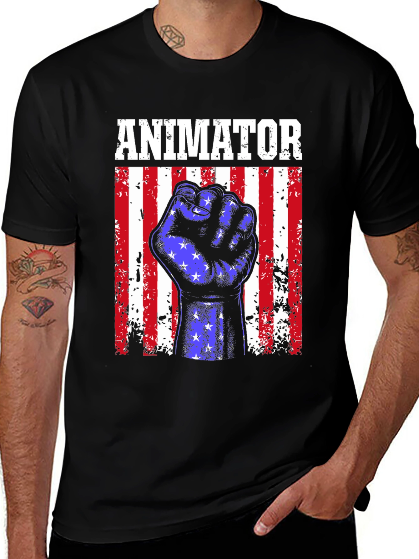 Animator T-Shirt - Patriotic Design