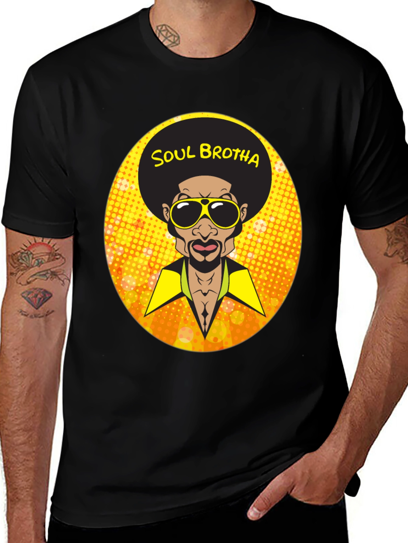 Soul Brotha Retro Graphic T-Shirt