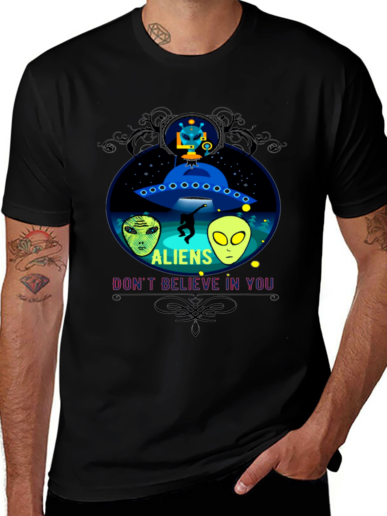 Variant 17 of Alien Graphic T-Shirt - Believe in the Unbelievable